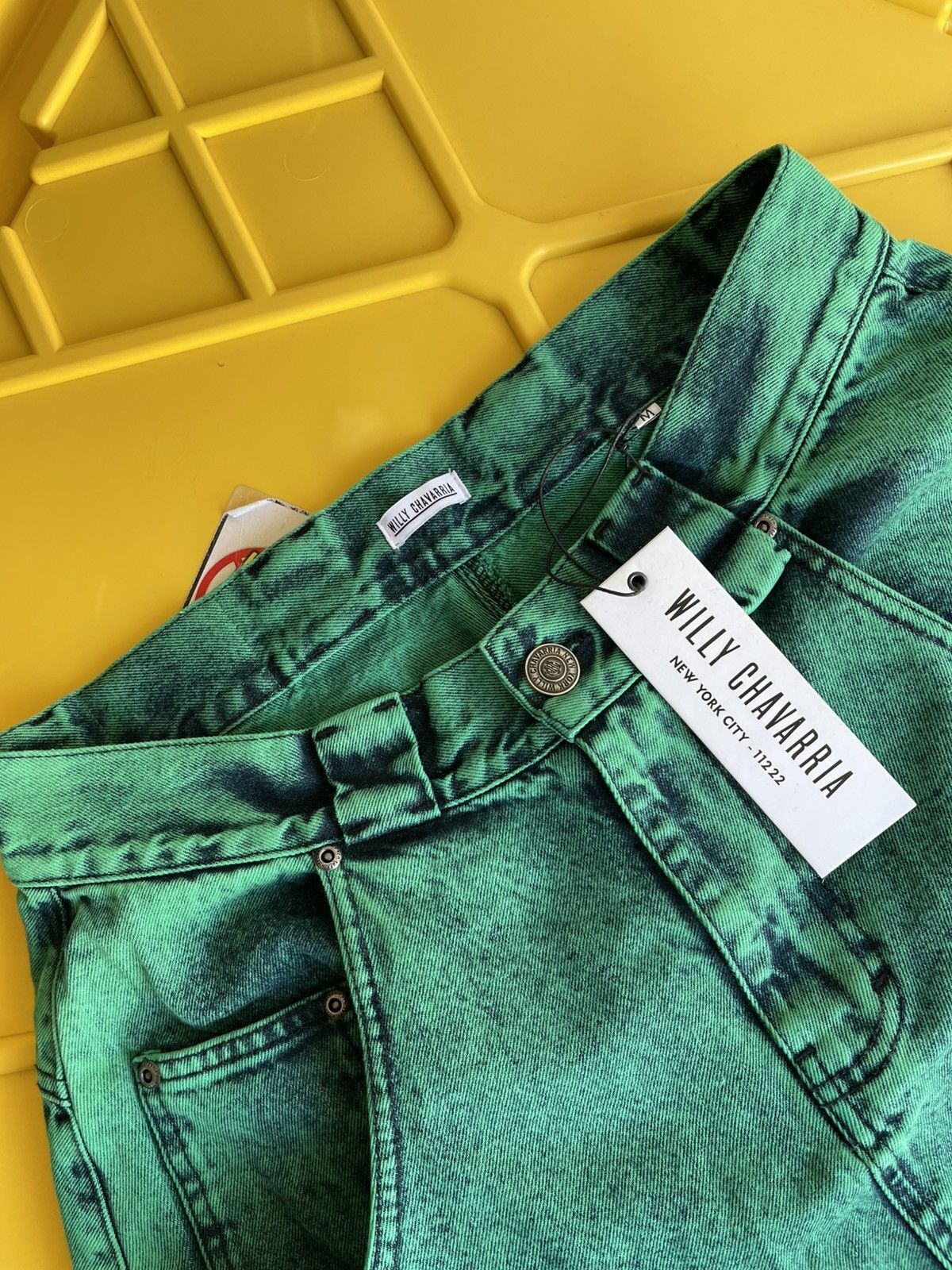 Willy Chavarria WILLY CHAVARRIA DOWNTOWN OVER GREEN DENIM SET Size US M / EU 48-50 / 2 - 12 Thumbnail