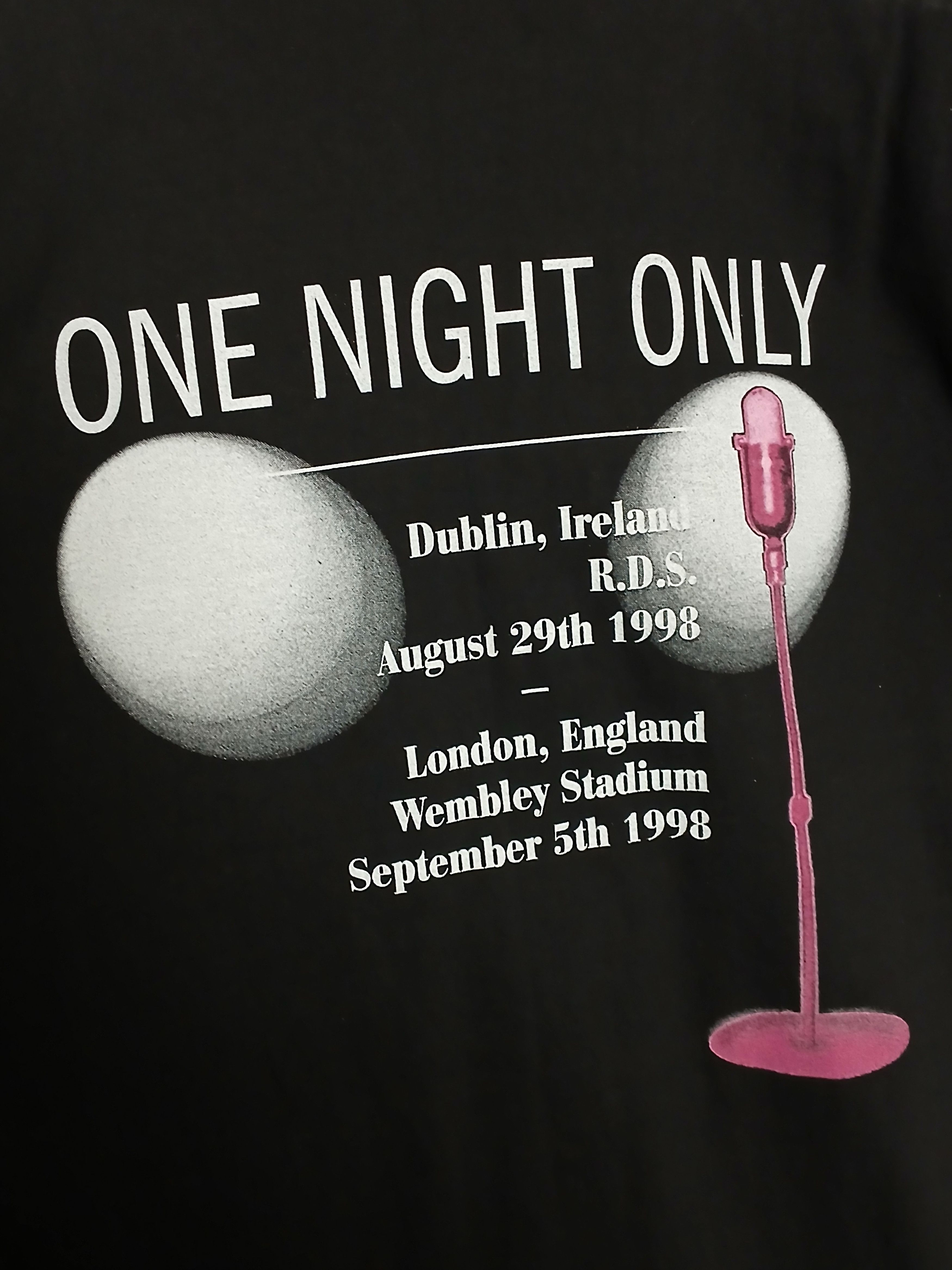 Band Tees Vintage 1998 Bee Gees One Night Only T-Shirt Size US L / EU 52-54 / 3 - 4 Thumbnail