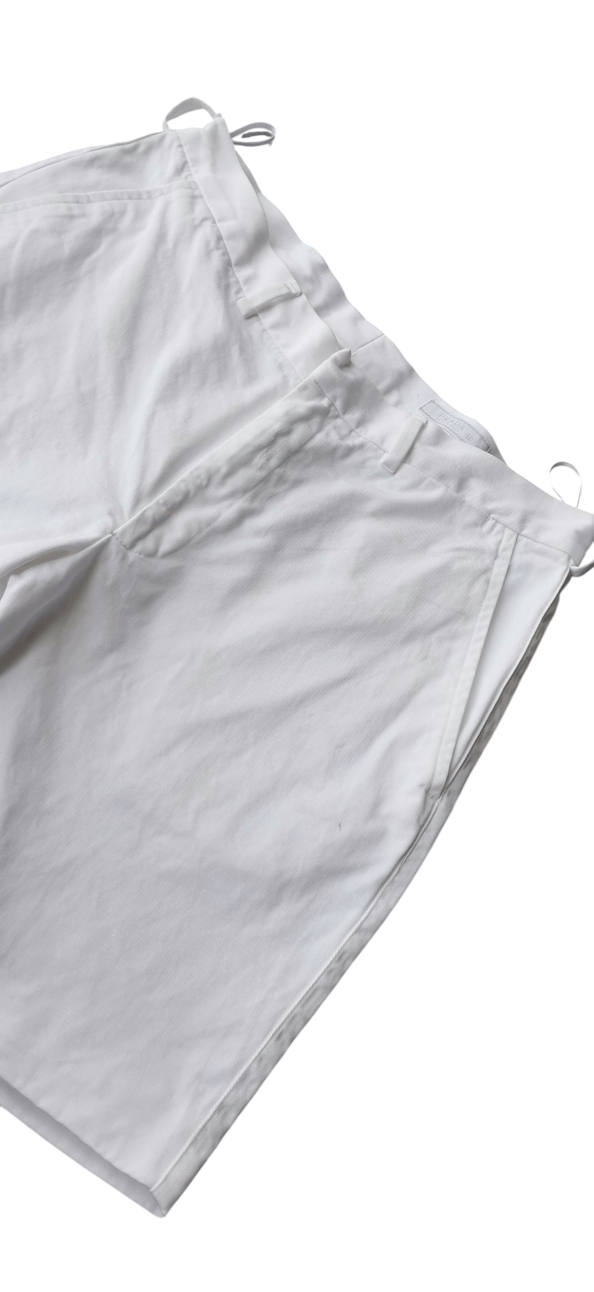 Prada Vintage Prada White Shorts – Made in Italy – Size 46 Size US 30 / EU 46 - 3 Thumbnail
