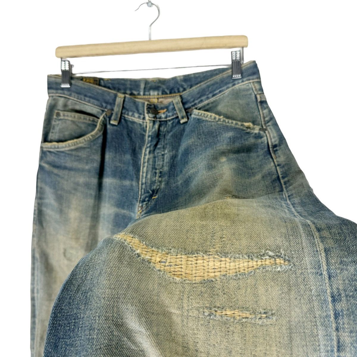 Lee ☀️VTG LEE SANFORIZED SELVEDGE DENIM JEANS PANTS Size US 30 / EU 46 - 7 Thumbnail