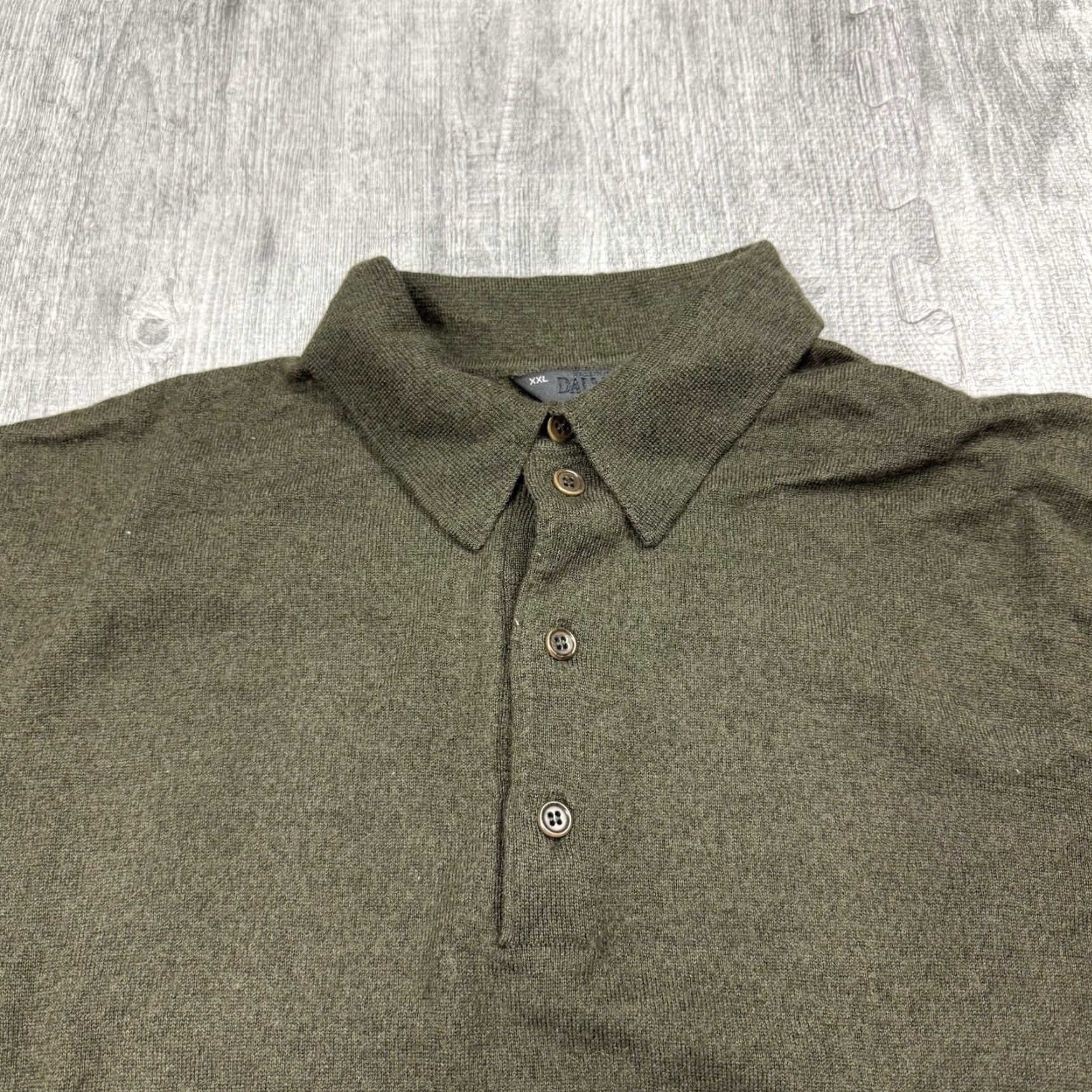 Vintage VINTAGE DALMINE ITALY MENS POLO SHIRT COLLARED KNIT PULLOVER SWEATER Green 2XL/56 Mens Size US XXL / EU 58 / 5 - 2 Thumbnail