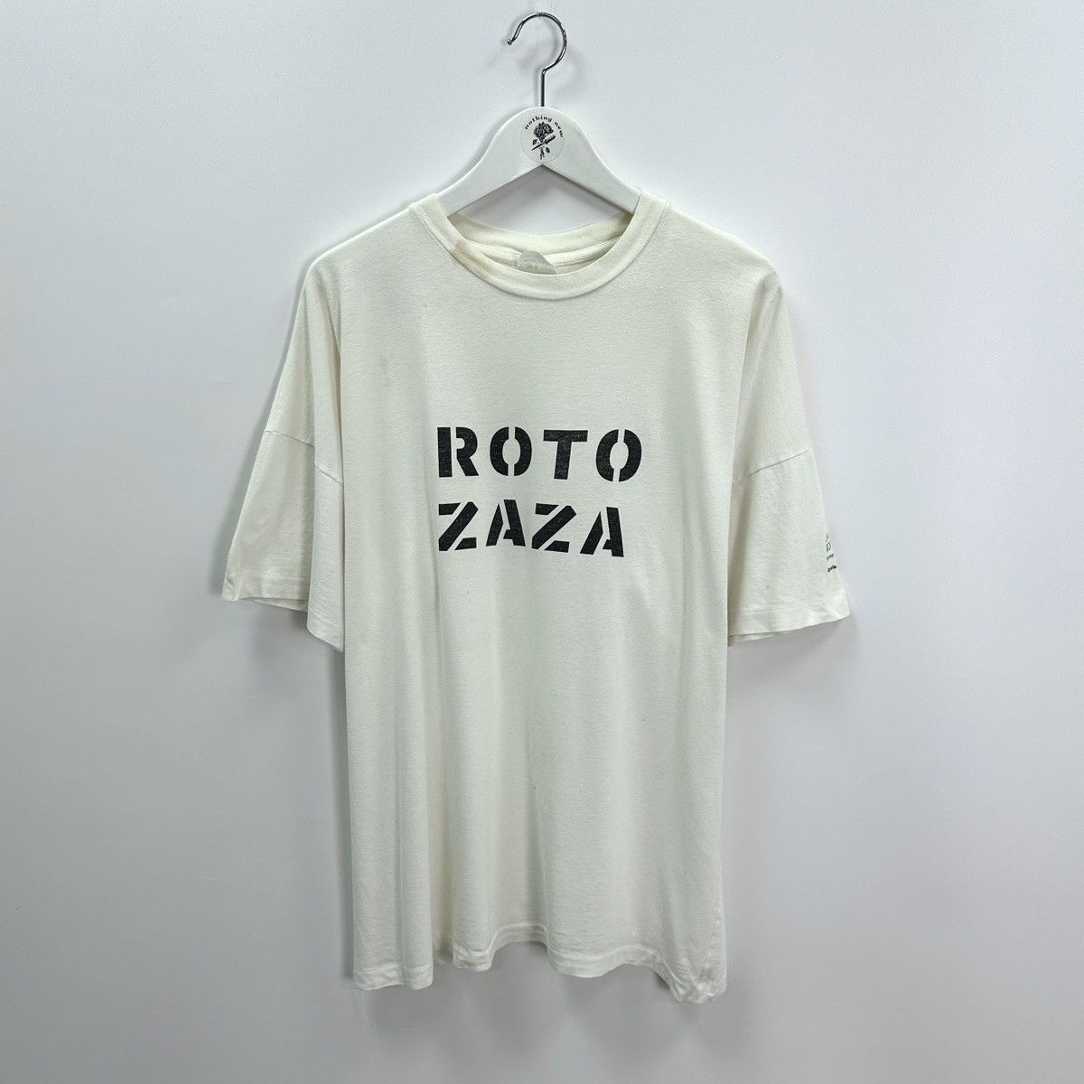 Vintage Vintage 90s Roto Zaza Jean Tinquely Gallery Basel art tee Size US XL / EU 56 / 4 - 1 Thumbnail