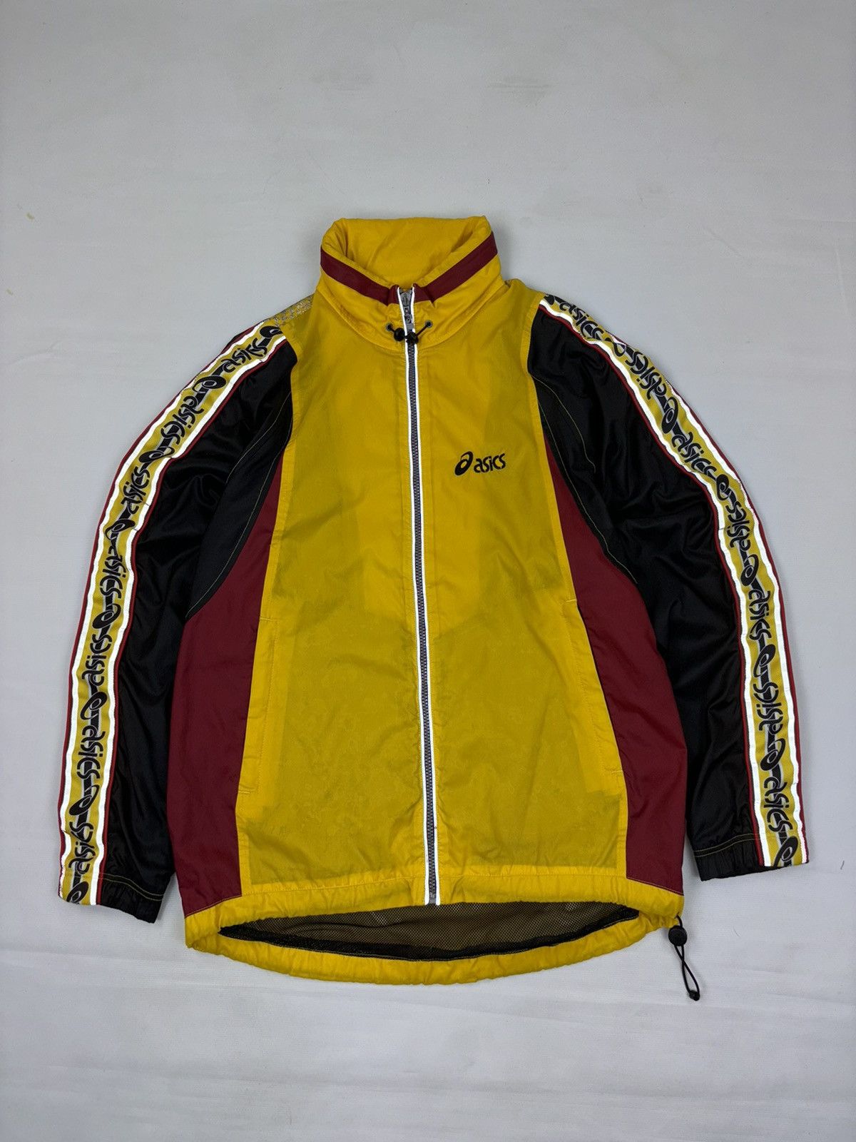 Asics Asics Vintage Reflective 3D Print Track Windbreaker Jacket Size US L / EU 52-54 / 3 - 3 Thumbnail