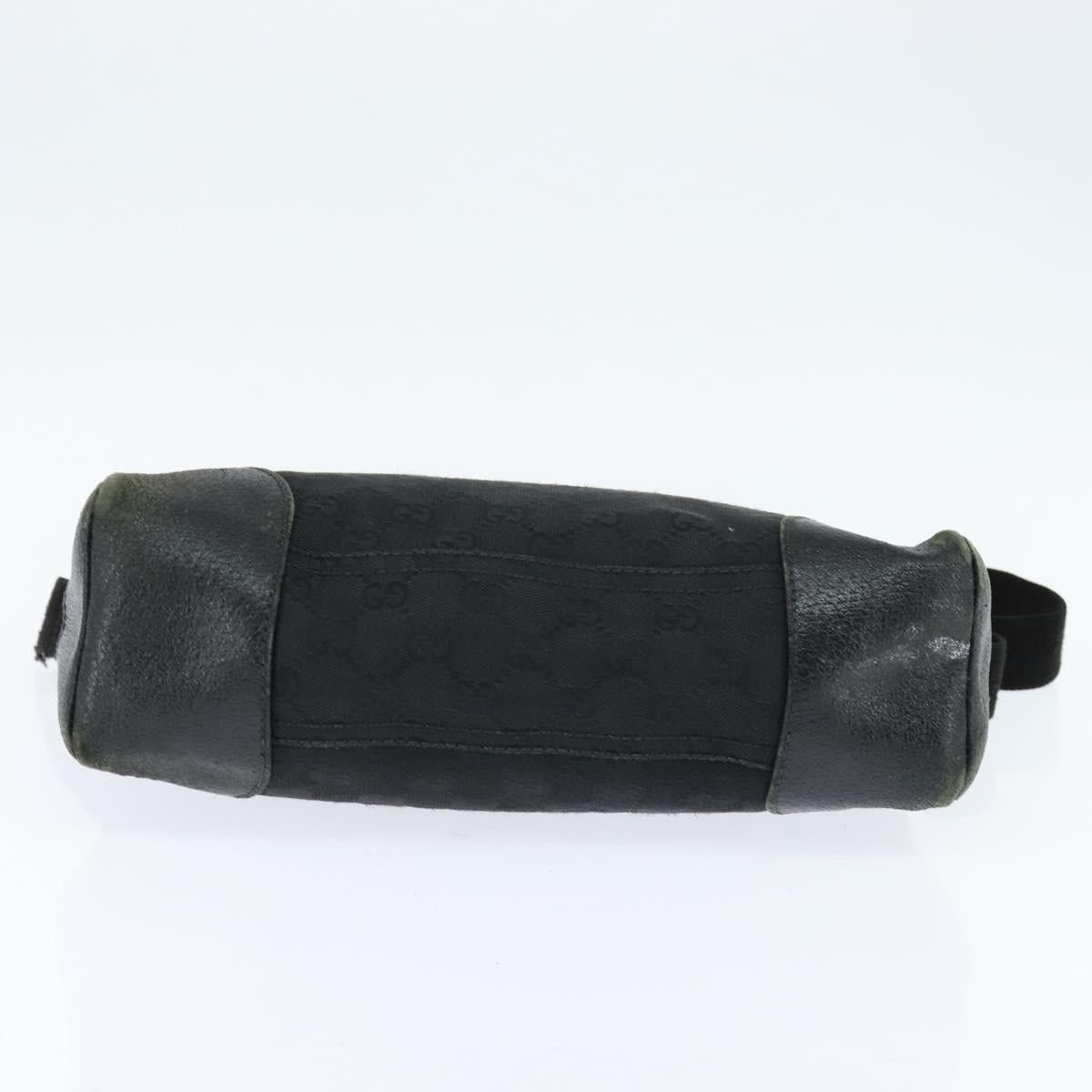 Gucci GUCCI GG Canvas Shoulder Bag Black Silver Size ONE SIZE - 9 Thumbnail