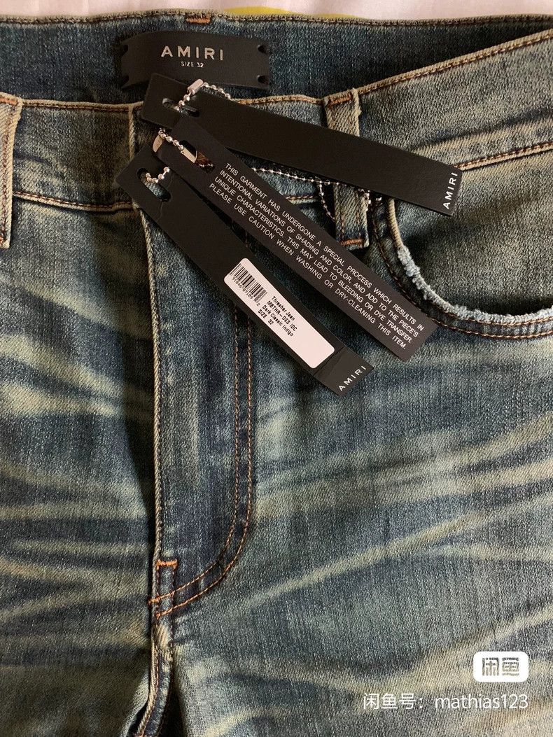 Amiri Amiri Blue Men's Hole Jeans 2501-Nextarrow Size US 32 / EU 48 - 4 Thumbnail