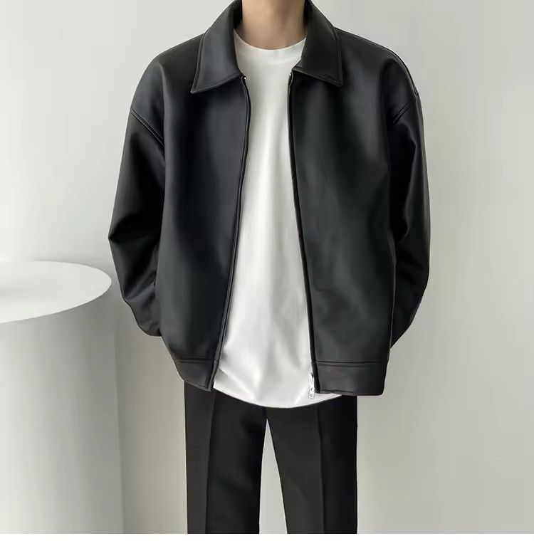 Japanese Brand × Leather Artificial leather Hip Hop Gothic Rock Bomber Jacket Coat Size US L / EU 52-54 / 3 - 3 Thumbnail