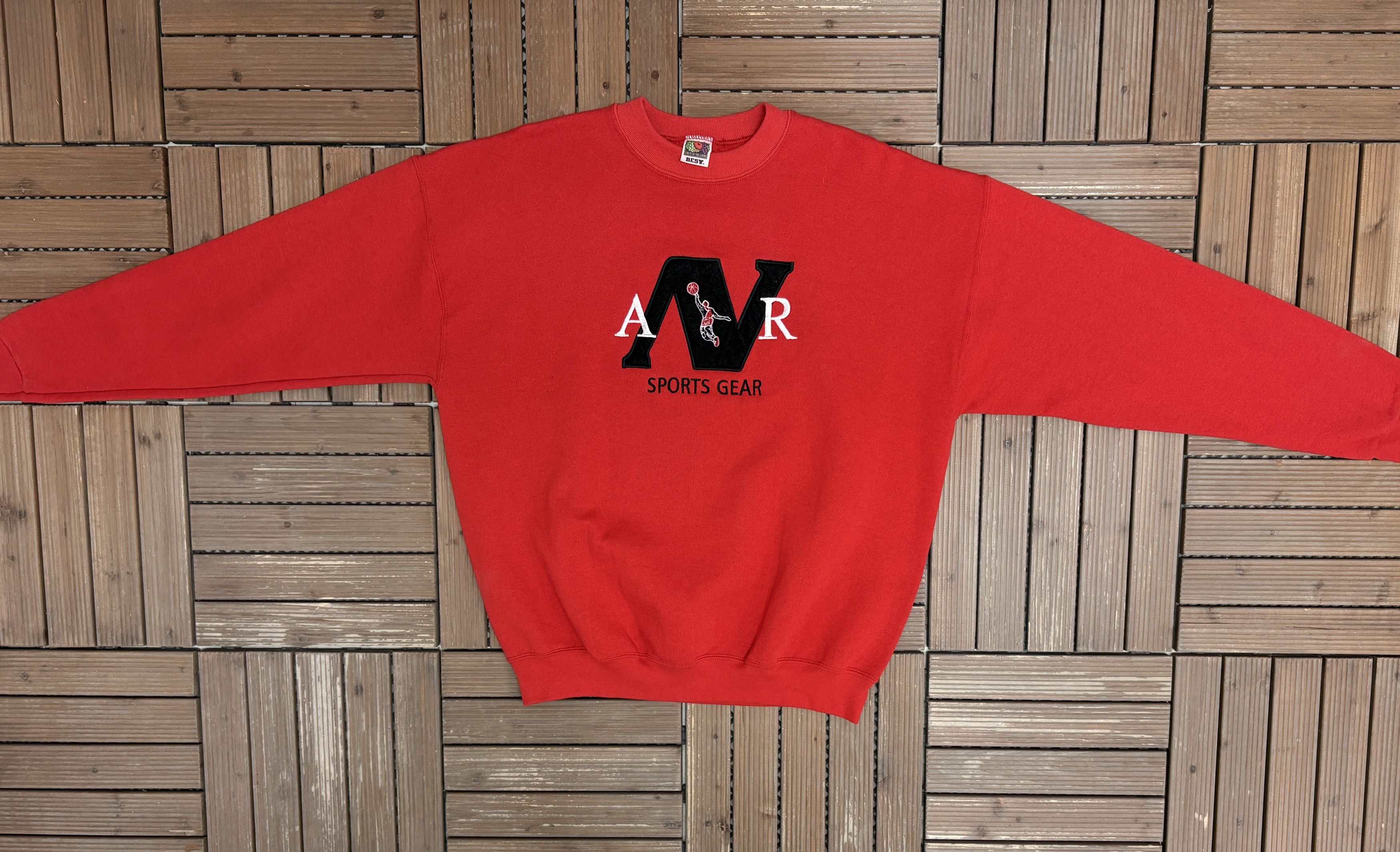 Vintage Nike Sports Gear Stitched Vintage Red Crewneck Sweater Size US XL / EU 56 / 4 - 5 Thumbnail