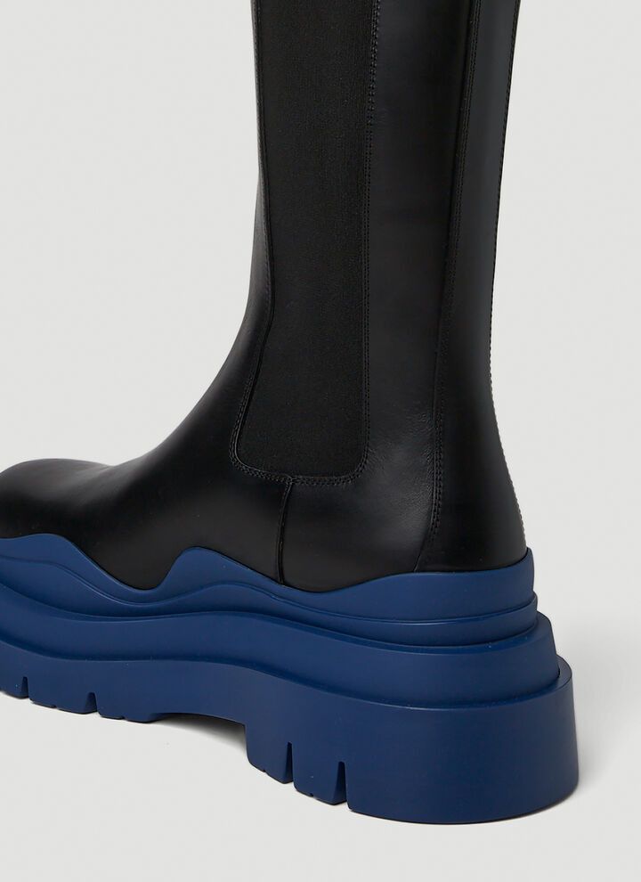 Bottega Veneta o1loc1c0825 630297 Tire Chelsea Boots in Black Size US 9 / IT 39 - 6 Thumbnail