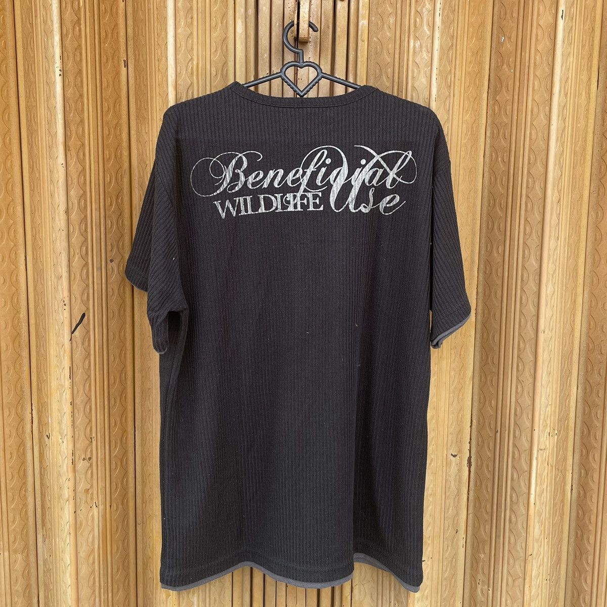 Le Grande Bleu (L.G.B.) Avant Garde L.G.B. Japanese Archive V-Neck Poem Skull Tee Size US M / EU 48-50 / 2 - 2 Thumbnail