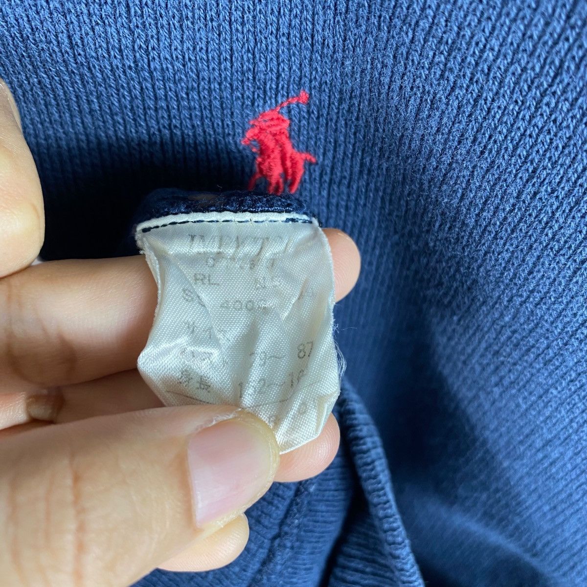 Ralph Lauren × Vintage Vintage 90's RALPH LAUREN Small Embroidery Pony Crewneck Size US M / EU 48-50 / 2 - 6 Thumbnail