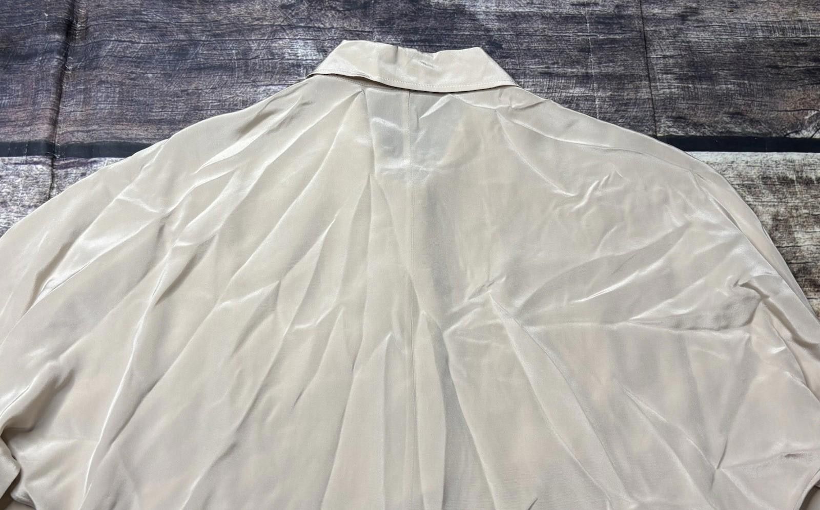 Other Alex & Eli Top Womens Large Silk Satin Aysmmetric Angled Size L / US 10 / IT 46 - 6 Thumbnail