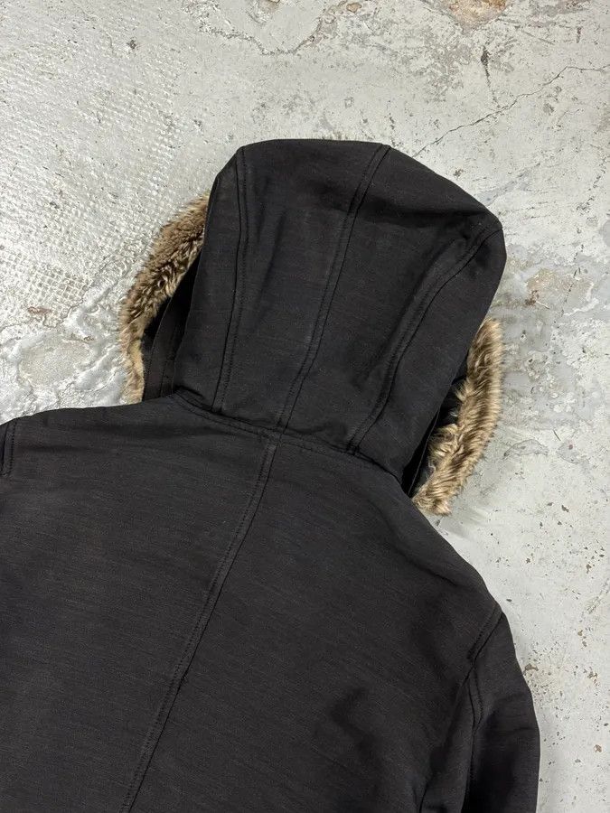Emporio Armani AW2013 Emporio Armani Hooded Long Black Jacket Size US S / EU 44-46 / 1 - 7 Thumbnail