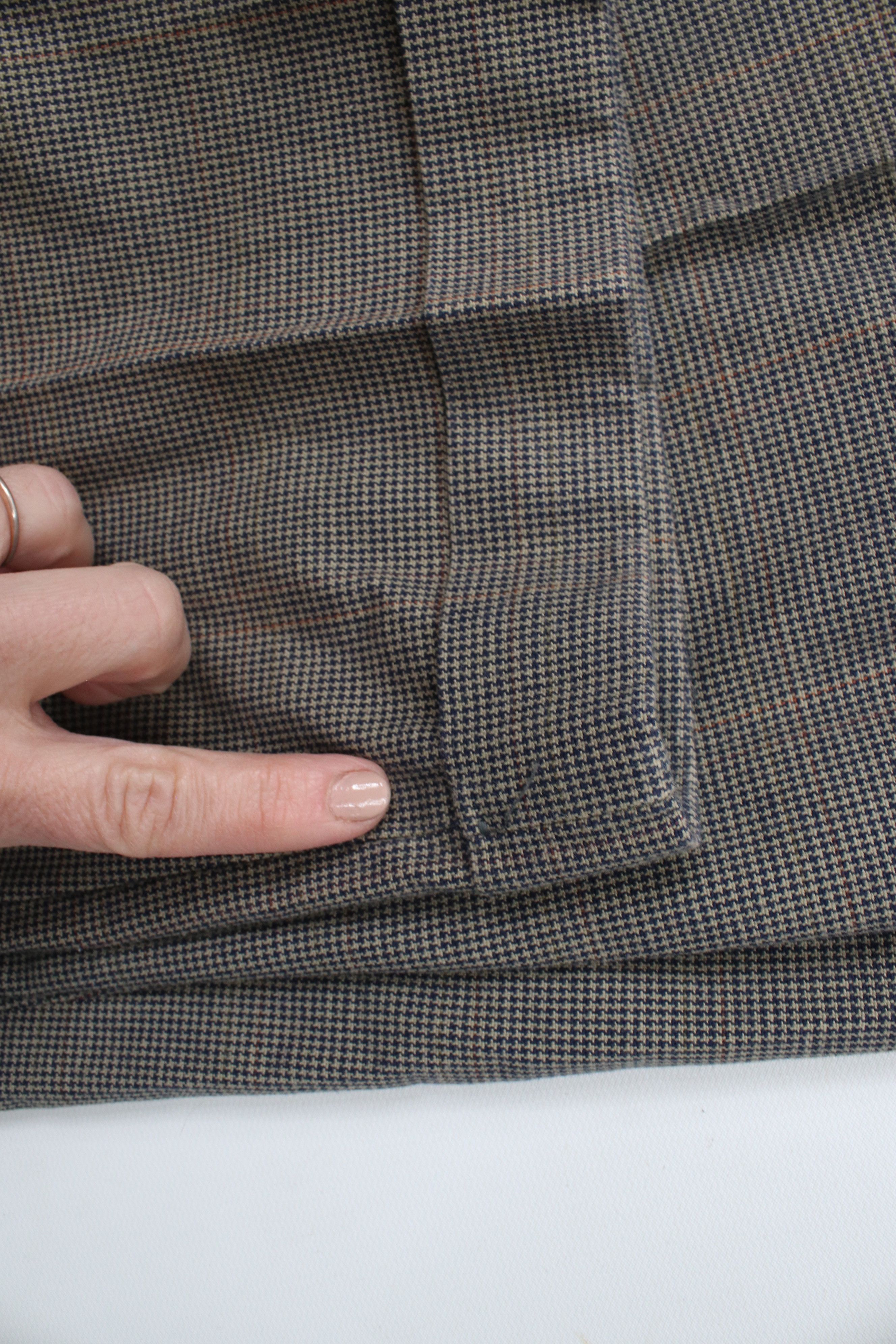 Vintage Vintage 90s Streetwear Cuffed Chino Pants Houndstooth Size US 32 / EU 48 - 15 Thumbnail