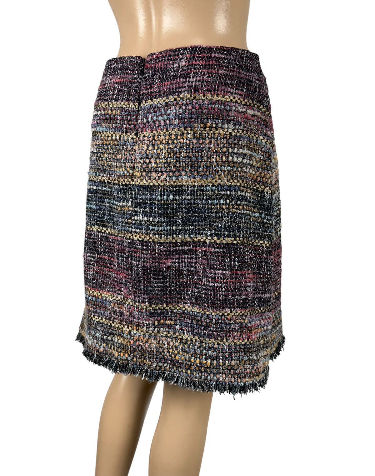 Etro Etro Milano Wool-Cotton Skirt Knit Woven Multicolor size 44 Size 30" / US 8 / IT 44 - 7 Thumbnail