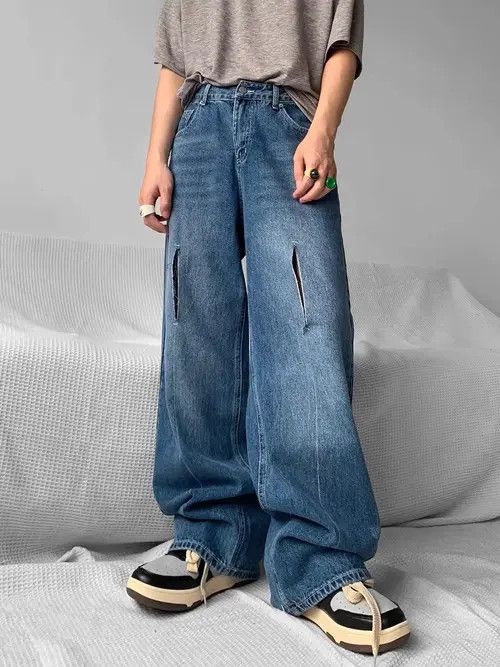VIBE Vintage harajuku style denim pants Size US 32 / EU 48 - 1 Thumbnail