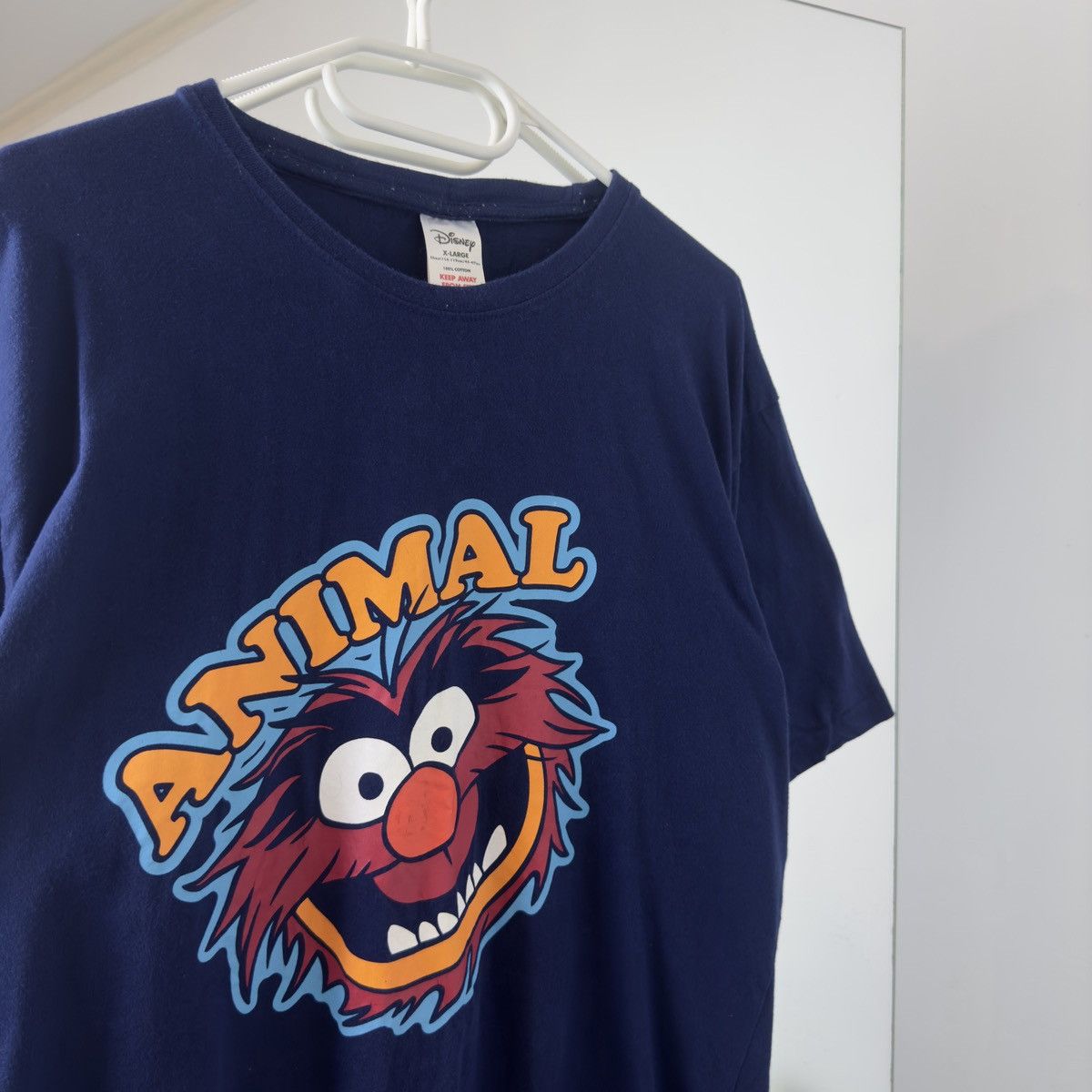 Disney Vintage Disney Crazy Face Logo Animal T-shirt 90s Size US XL / EU 56 / 4 - 2 Thumbnail