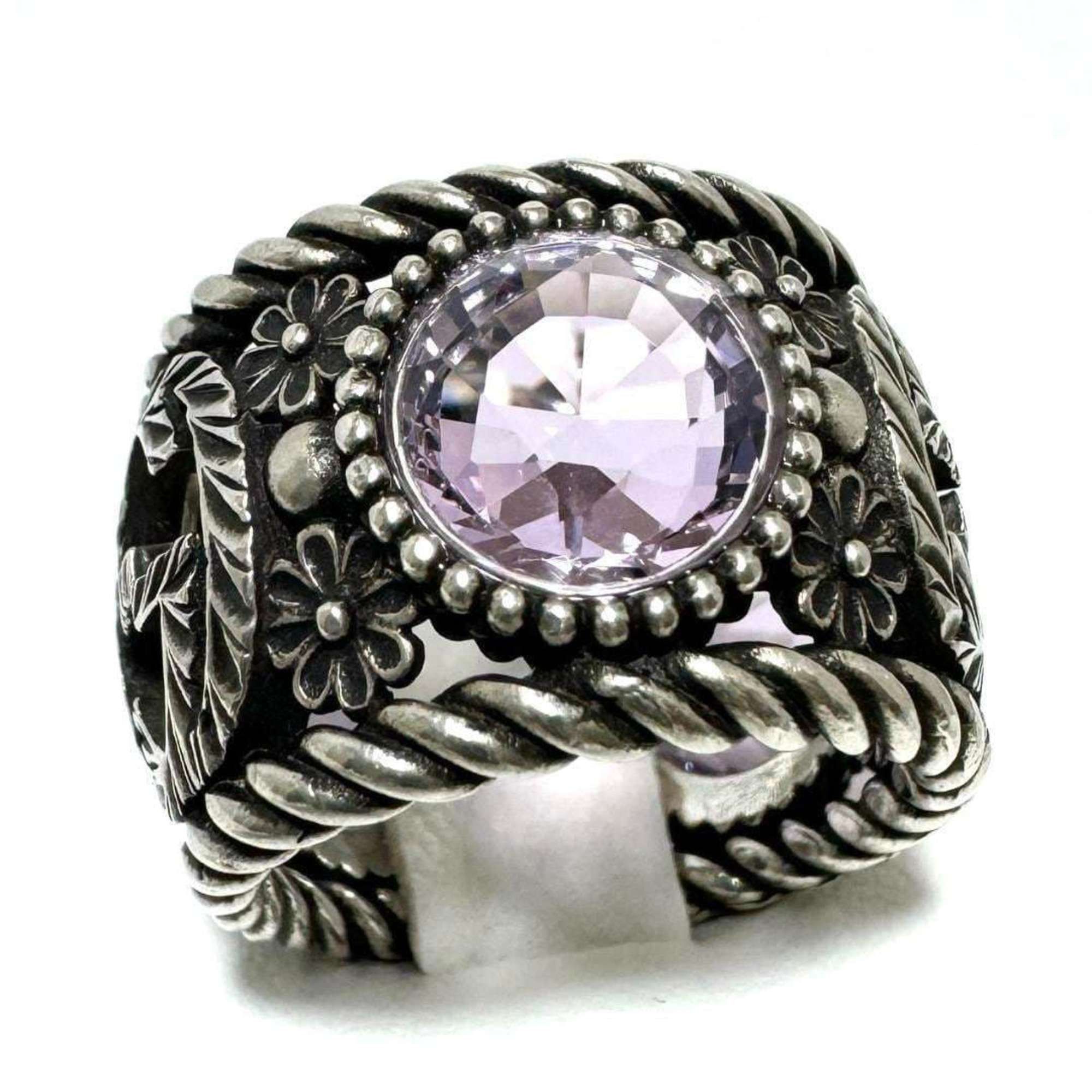 GUCCI Women's Interlocking G Ring Silver