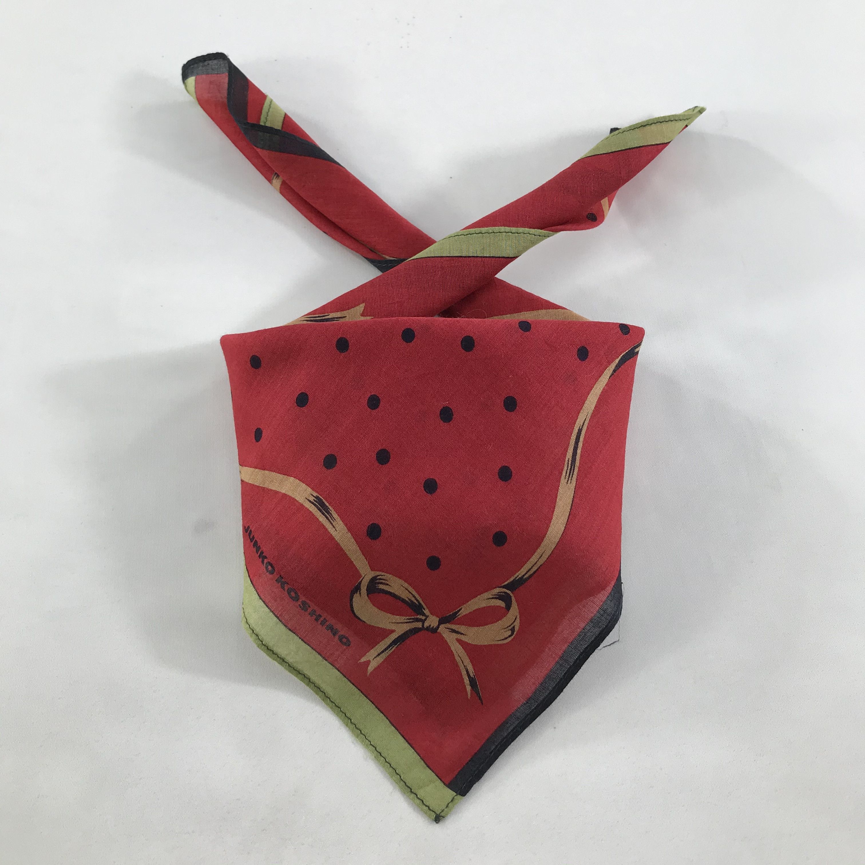 Mr. Junko × Vintage Junko Koshino Bandana / Handkerchief / Neckerchief - S1432 Size ONE SIZE - 3 Thumbnail