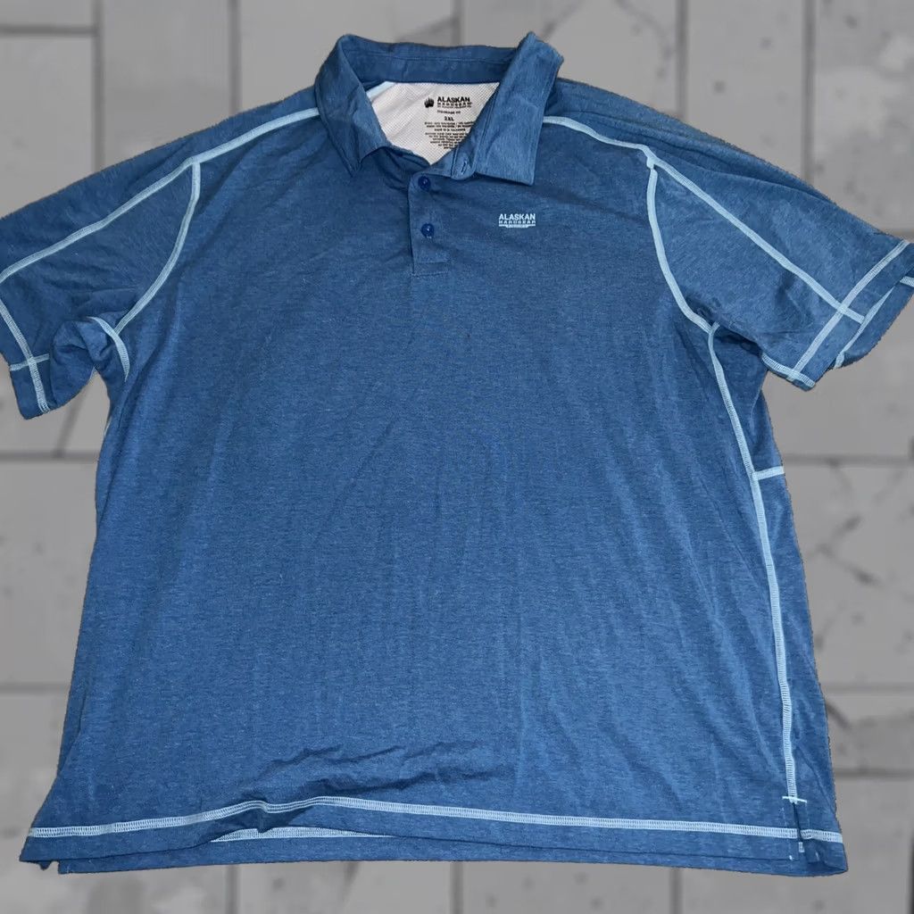 Duluth Trading Company Alaskan Hardgear Blue Polo Shirt Mens 2XL Regular Size Polo Shirt Blue Mens 2XL Regular Duluth Trading Size US XXL / EU 58 / 5 - 1 Thumbnail