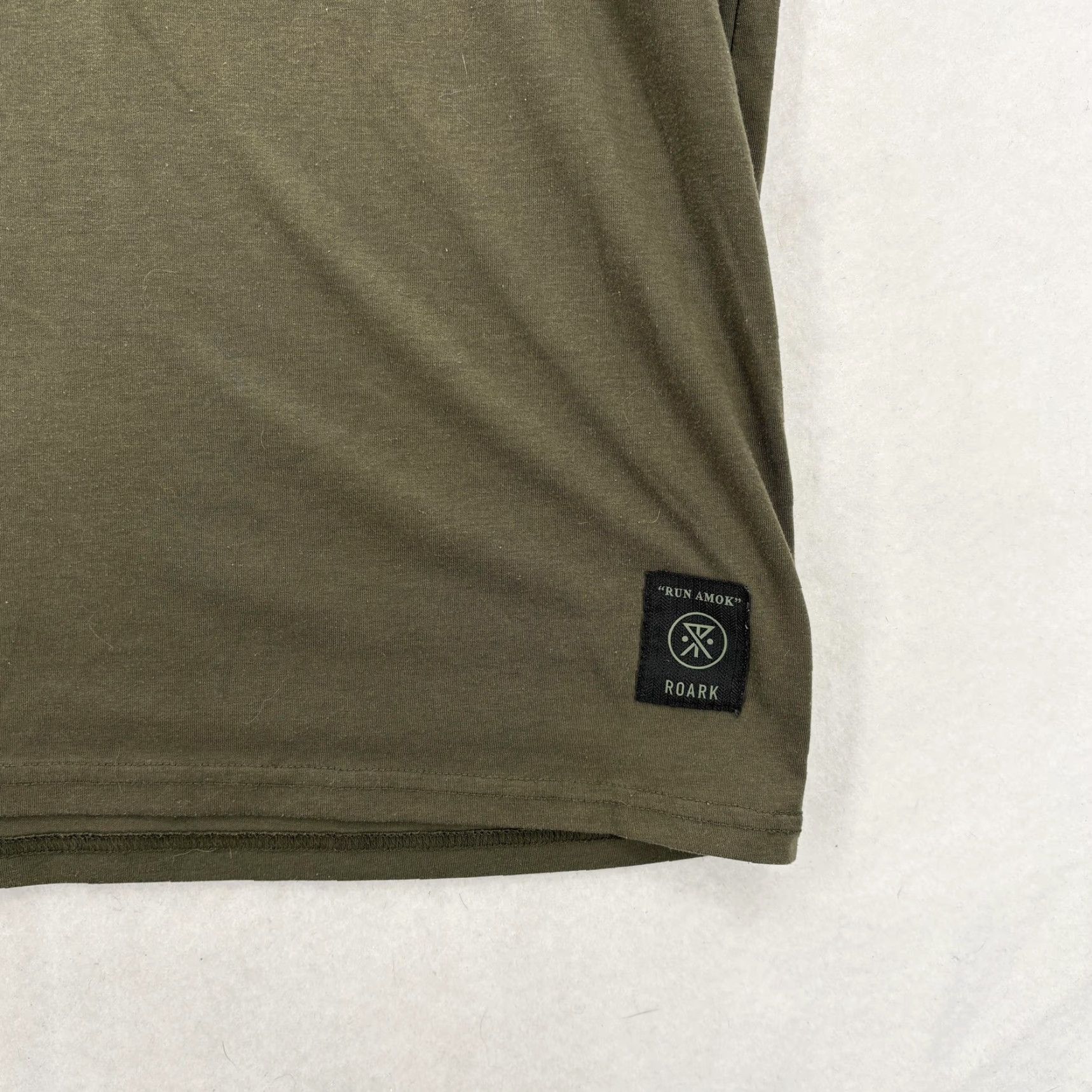 Roark Roark Shirt Mens 2XL Green Run Amok Mathis Core SS Performance Tee Quick Dry Size US XXL / EU 58 / 5 - 3 Thumbnail