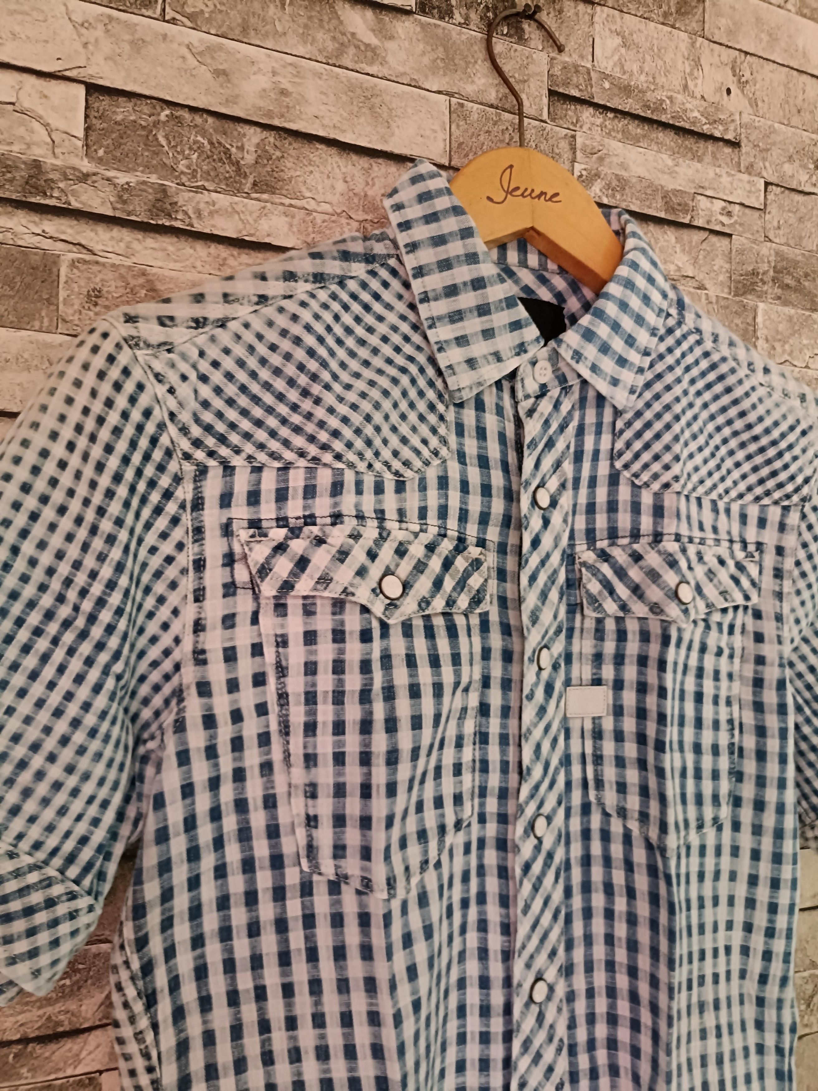 G-Star × Vintage Vintage g star raw gingham shirt Size US XXS / EU 40 - 2 Thumbnail