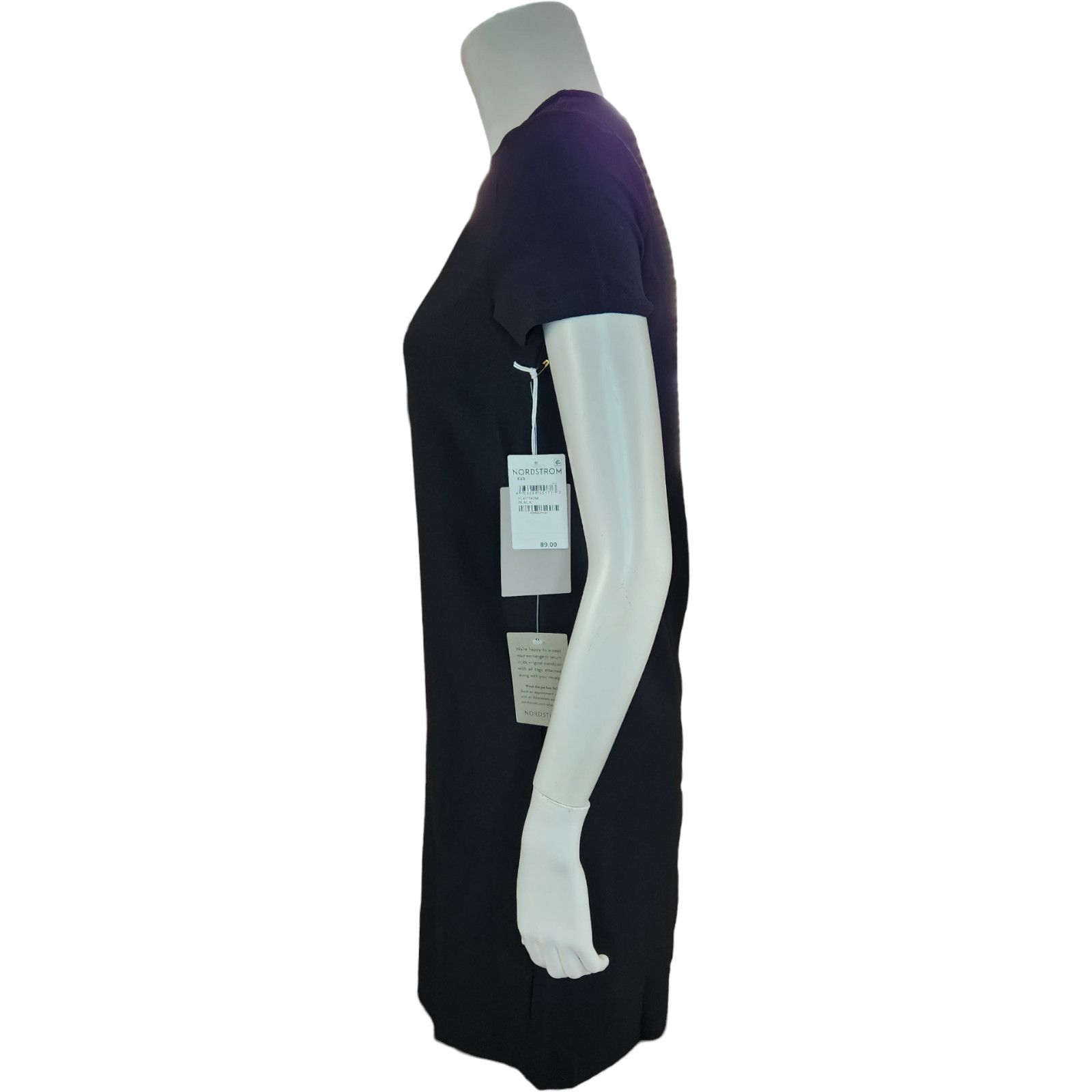 Chelsea Soccer Chelsea 28 Womens XXS Black Midi Shift Dress NWT Summer Size XS / US 0-2 / IT 36-38 - 5 Thumbnail
