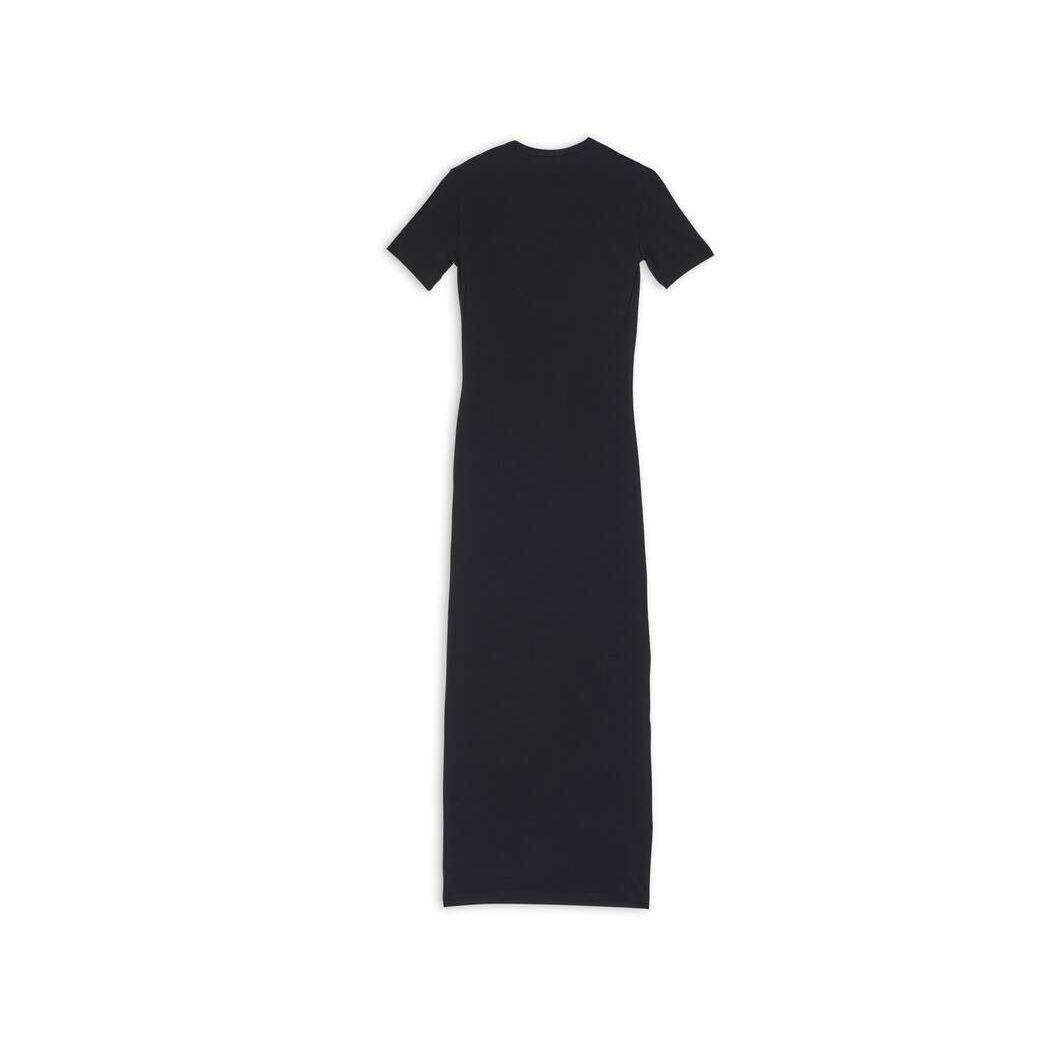 Balenciaga o1bcso1str1024 Superlong Stretch Dress in Black Size XS / US 0-2 / IT 36-38 - 2 Thumbnail