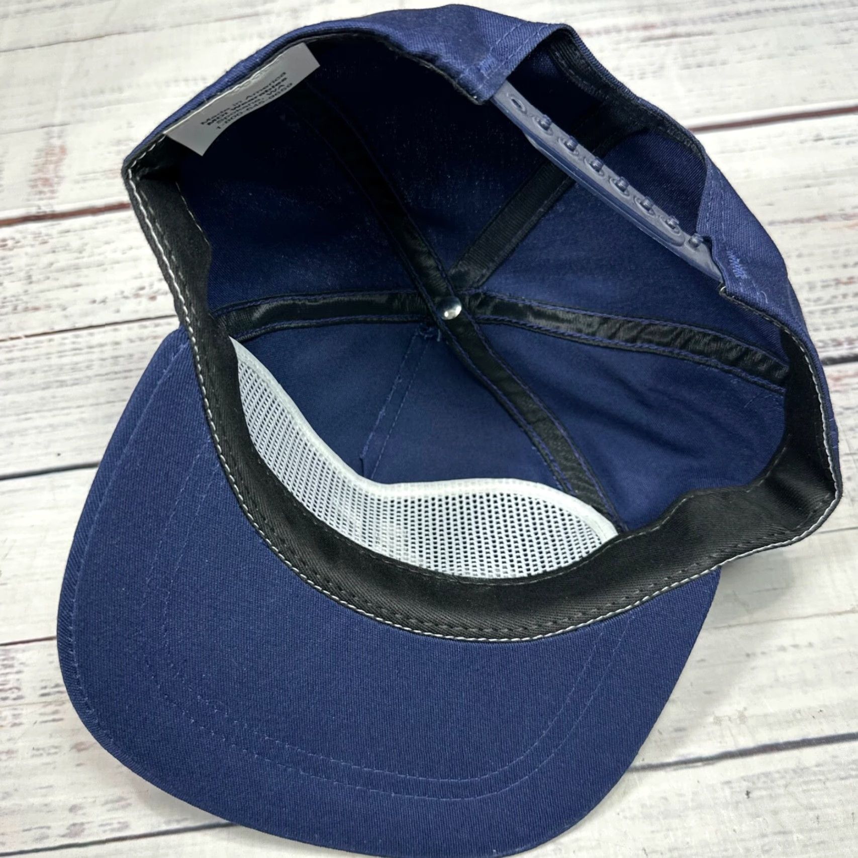 Bally Vtg USAF 92 Services Ball Cap One Size Blue Snapback Baseball Hat Mens Baseball Cap Blue Snapback USAF 92 Services Ball Cap One Size Blue Size ONE SIZE - 7 Thumbnail