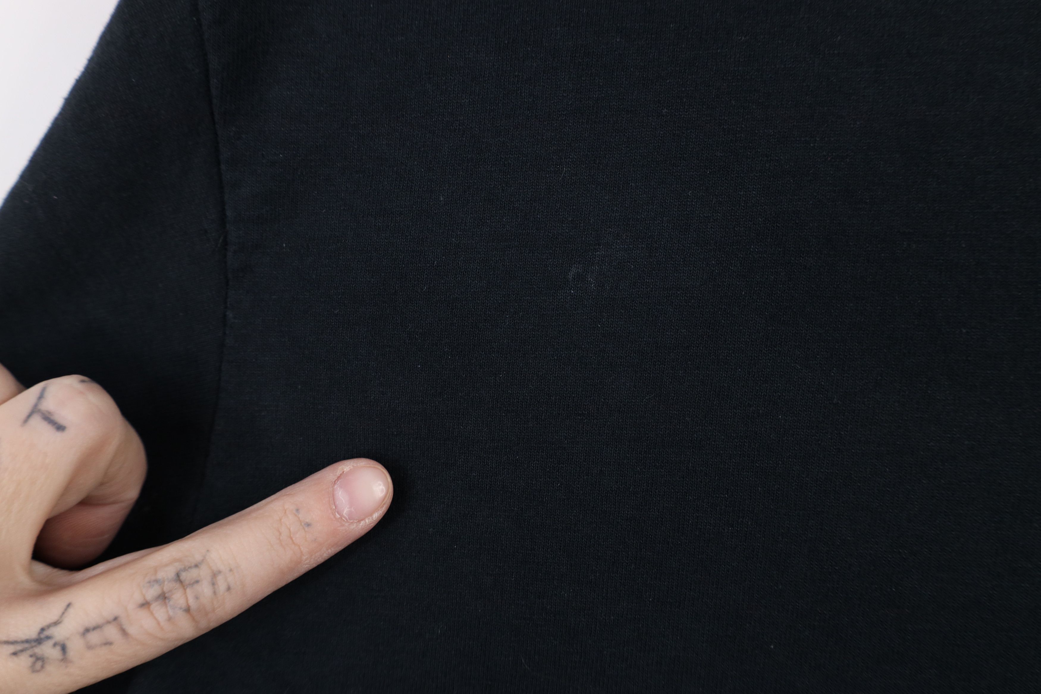 Vintage Vintage 90s Streetwear Blank Short Sleeve T-Shirt Black Size US M / EU 48-50 / 2 - 4 Thumbnail