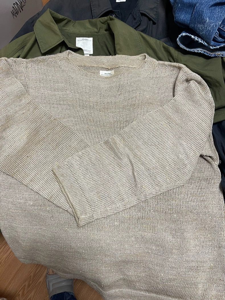 Visvim VISVIM 21SS MARIE vintage hand-woven linen sweater-2506 Size US L / EU 52-54 / 3 - 1 Thumbnail