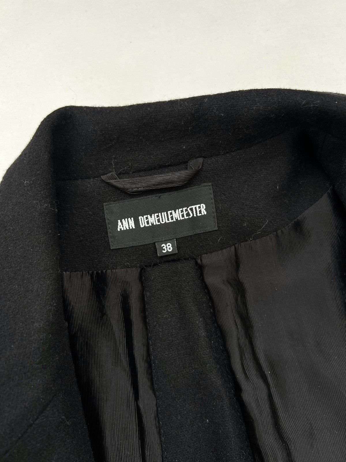 Ann Demeulemeester Ann Demeulemeester Wool Fleece Maxi Long Coat Double Belt Size S / US 4 / IT 40 - 16 Thumbnail