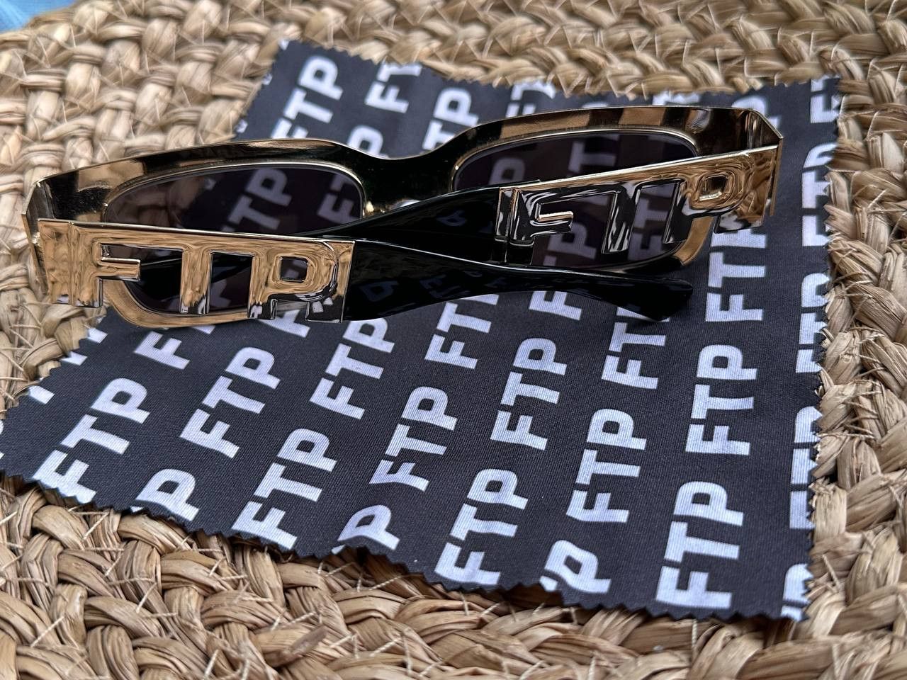Fuck The Population FTP + CRAP EYEWEAR THE FTP STEEL - Polished Gold Size ONE SIZE - 9 Thumbnail