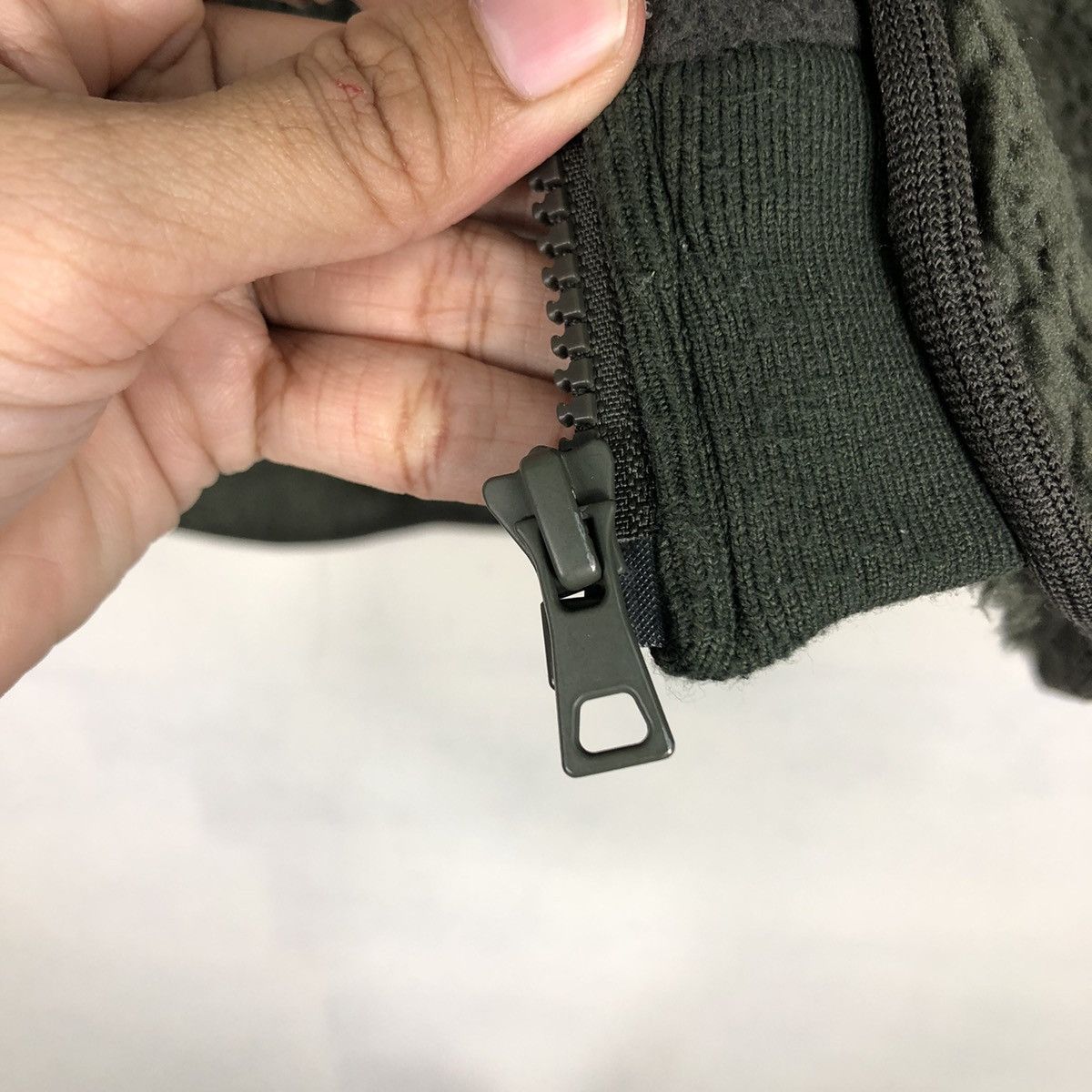 White Mountaineering 🔥Vtg Fleece Jacket Zipper White Mountaineering Japan Size US XL / EU 56 / 4 - 14 Thumbnail