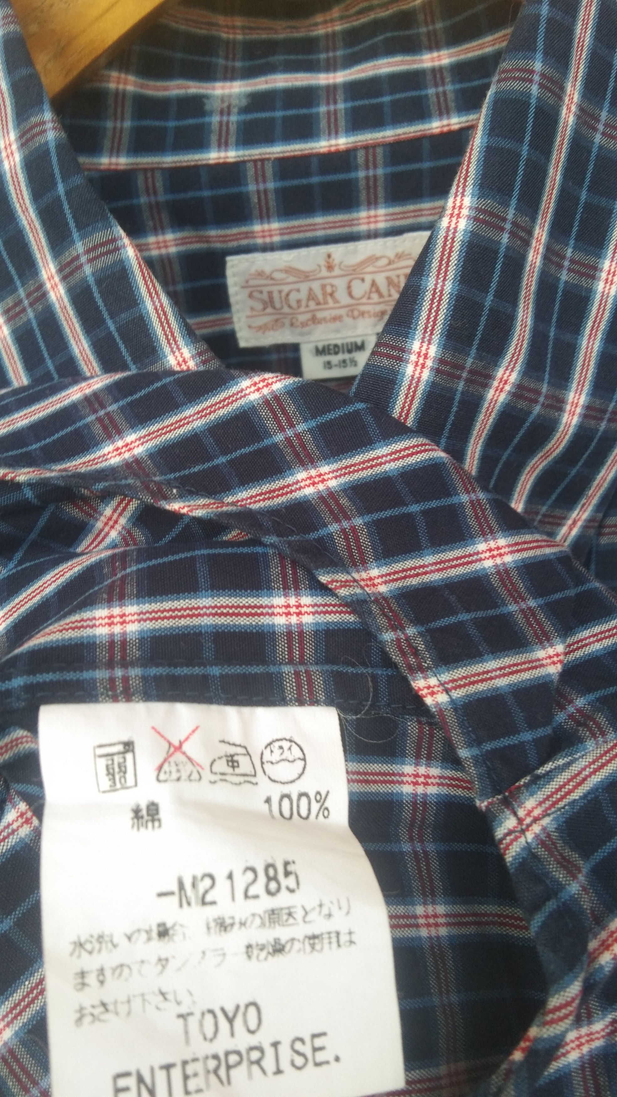 Sugar Cane Sugar cane plaid shirt button up Size US M / EU 48-50 / 2 - 6 Thumbnail