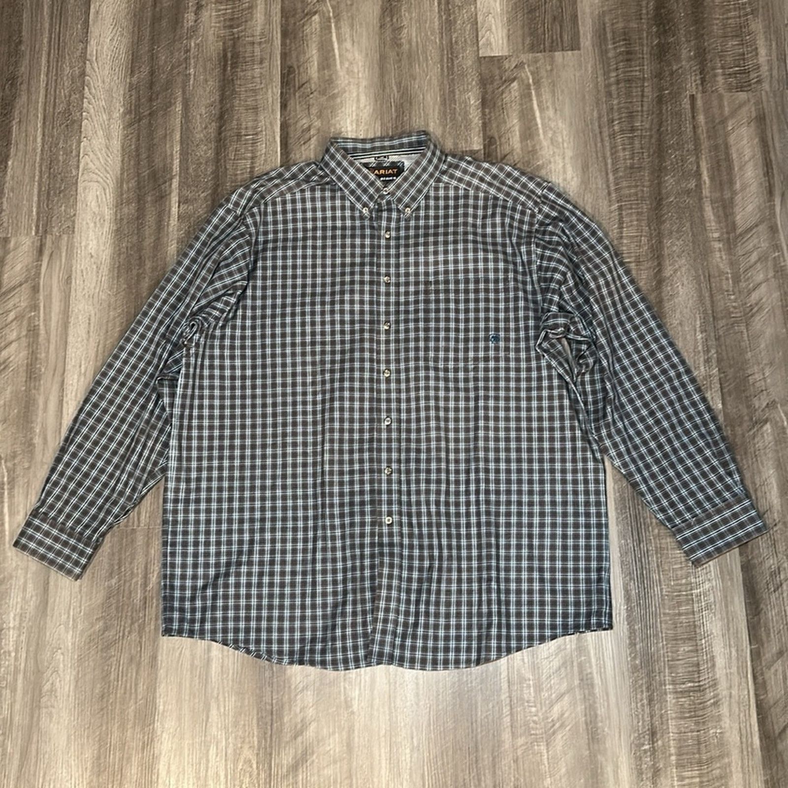 Ariat Ariat Pro Series Western Long Sleeve Button Down - 2XL Size US XXL / EU 58 / 5 - 2 Thumbnail