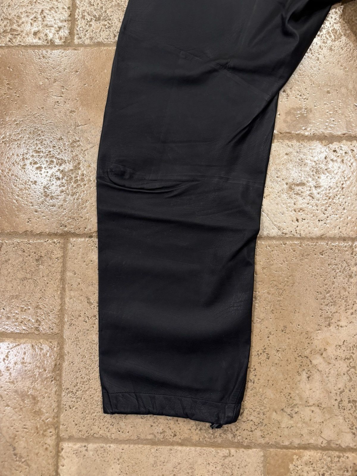 Bottega Veneta Bottega Veneta Daniel Lee FW19 Leather Jogger Pants Size US 33 - 6 Thumbnail