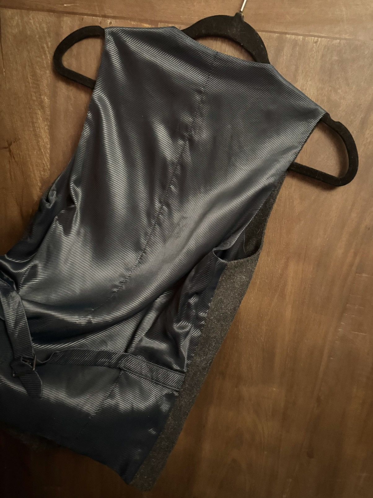 Balenciaga balenciaga vintage 2007 grey wool vest 46 men Size US S / EU 44-46 / 1 - 8 Thumbnail