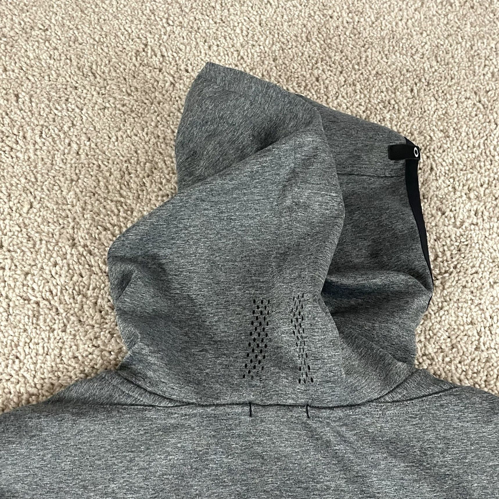 Oakley Oakley Jacket Mens Large Gray Softshell Full Zip Wind-Resistant Pockets Reflective Breathable Outdoor Short/Long? Size US L / EU 52-54 / 3 - 3 Thumbnail