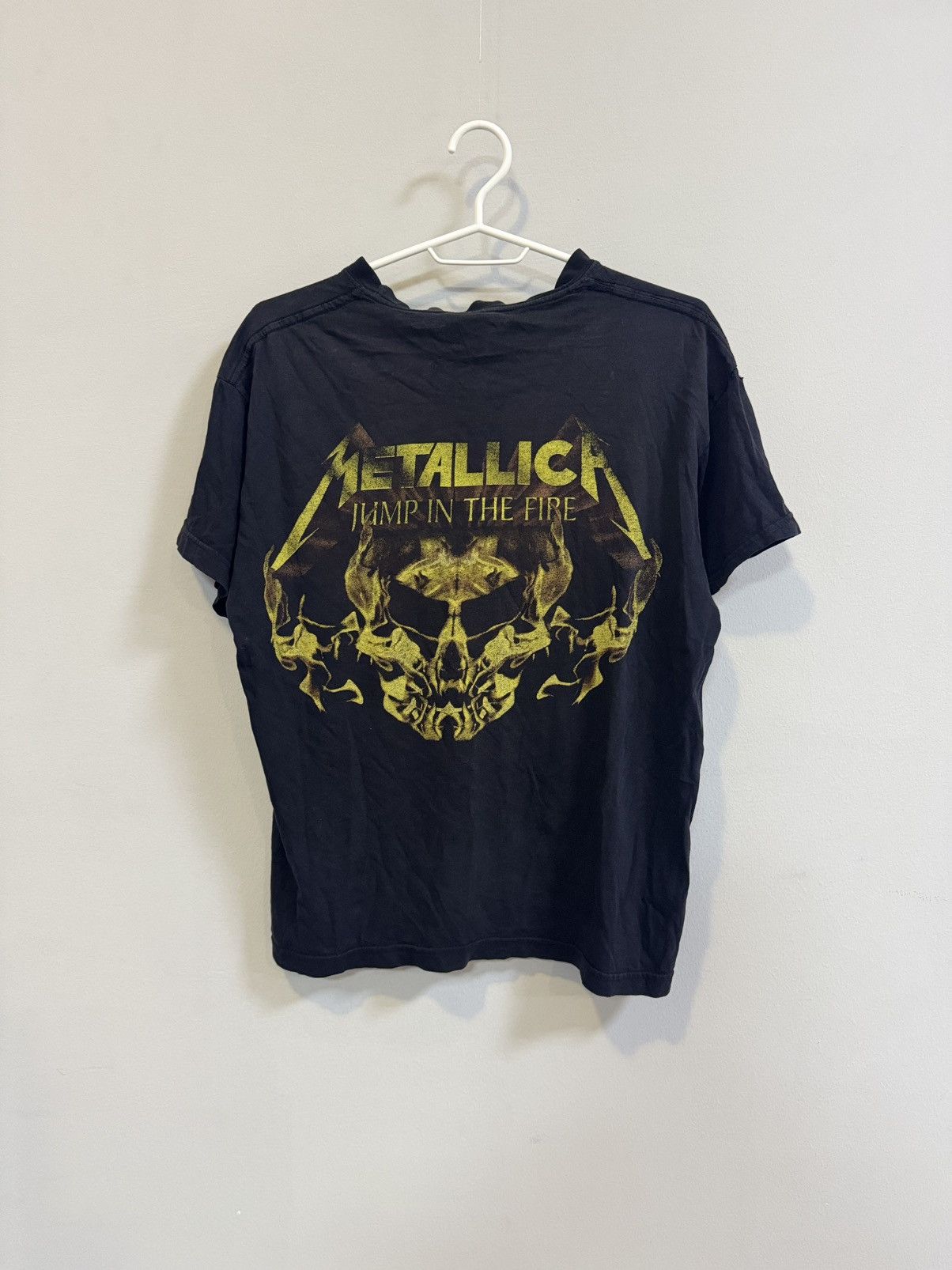 Band Tees × Vintage Vintage Metallica Jump In The Fire Faded Band T Shirt Size US S / EU 44-46 / 1 - 10 Thumbnail