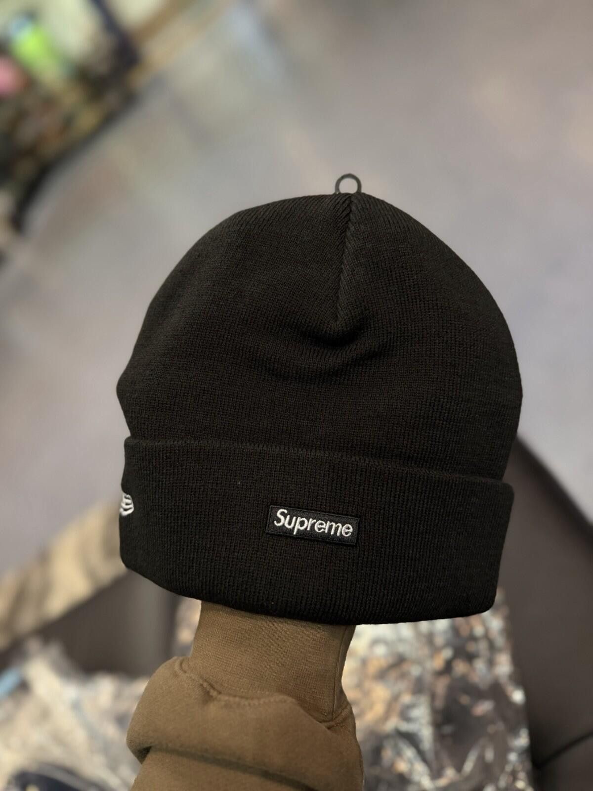 Supreme Supreme New Era Devil S Logo Beanie - Black Orange Stripe Size ONE SIZE - 4 Thumbnail