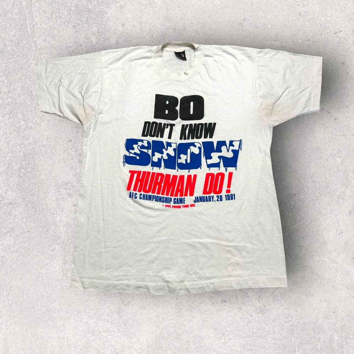 NFL × Vintage Vintage 1991 AFC Championship Game tee Size US XL / EU 56 / 4 - 1 Thumbnail