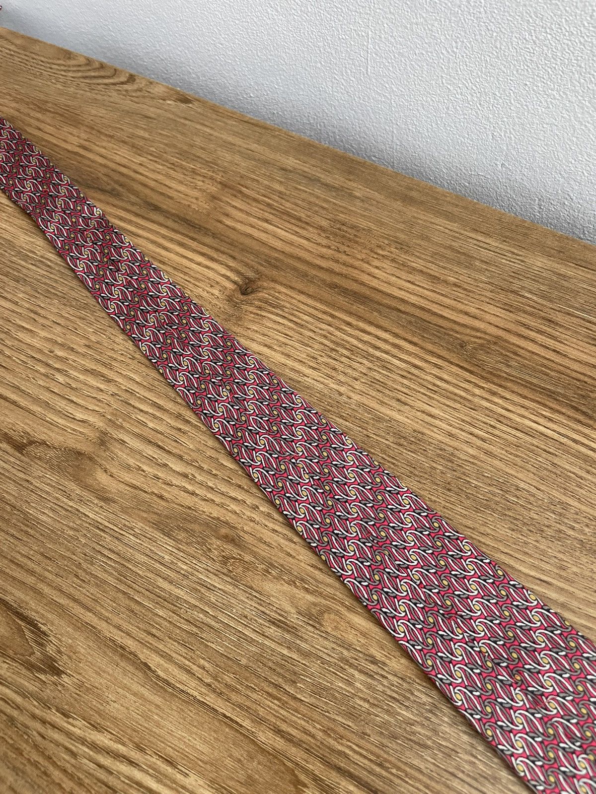 Hermes Hermes Paris Vintage 90s 100% Silk Tie Made France 7454 HA Size ONE SIZE - 9 Thumbnail