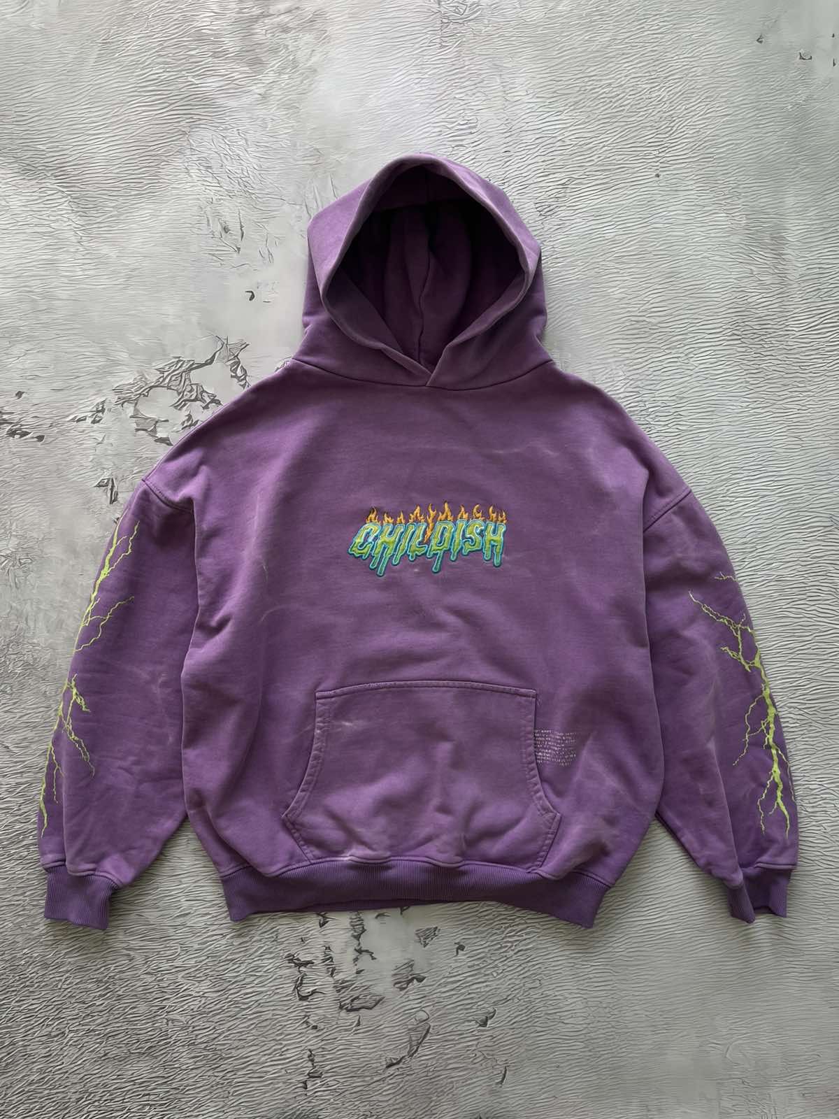 CHILDS Childish Robs Motors 90s Purple Hoodie Big Logo Y2K Racing Size US S / EU 44-46 / 1 - 5 Thumbnail