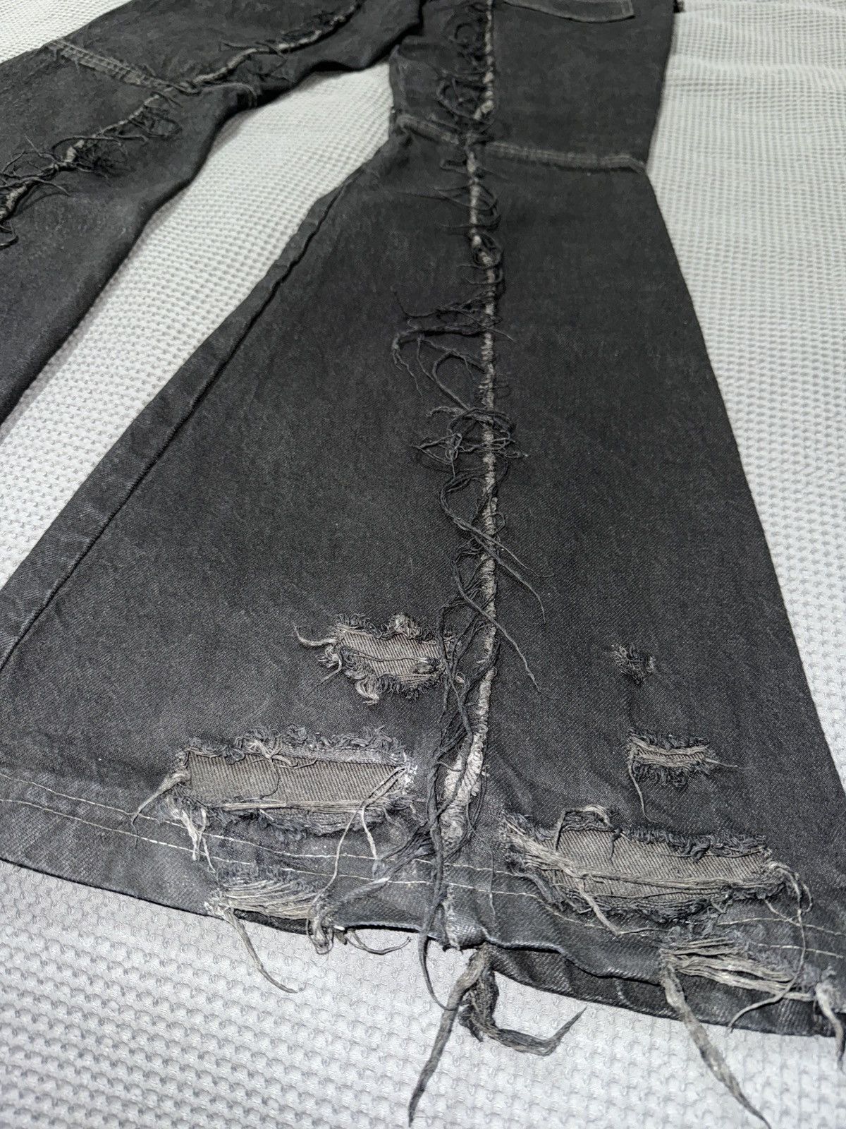 SHINE LUXURY SHINELUXURY „Morgenstar“ Inserted Flared Denim Size US 32 / EU 48 - 3 Thumbnail