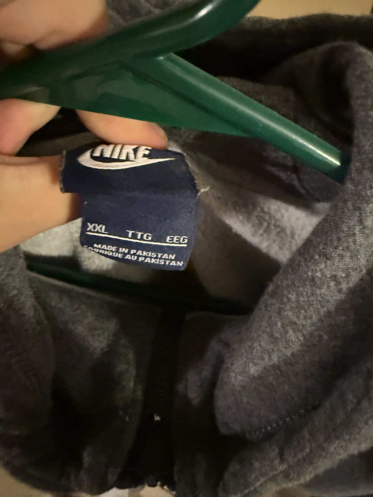 Nike Grey Nike Zip up Size US XXL / EU 58 / 5 - 3 Thumbnail