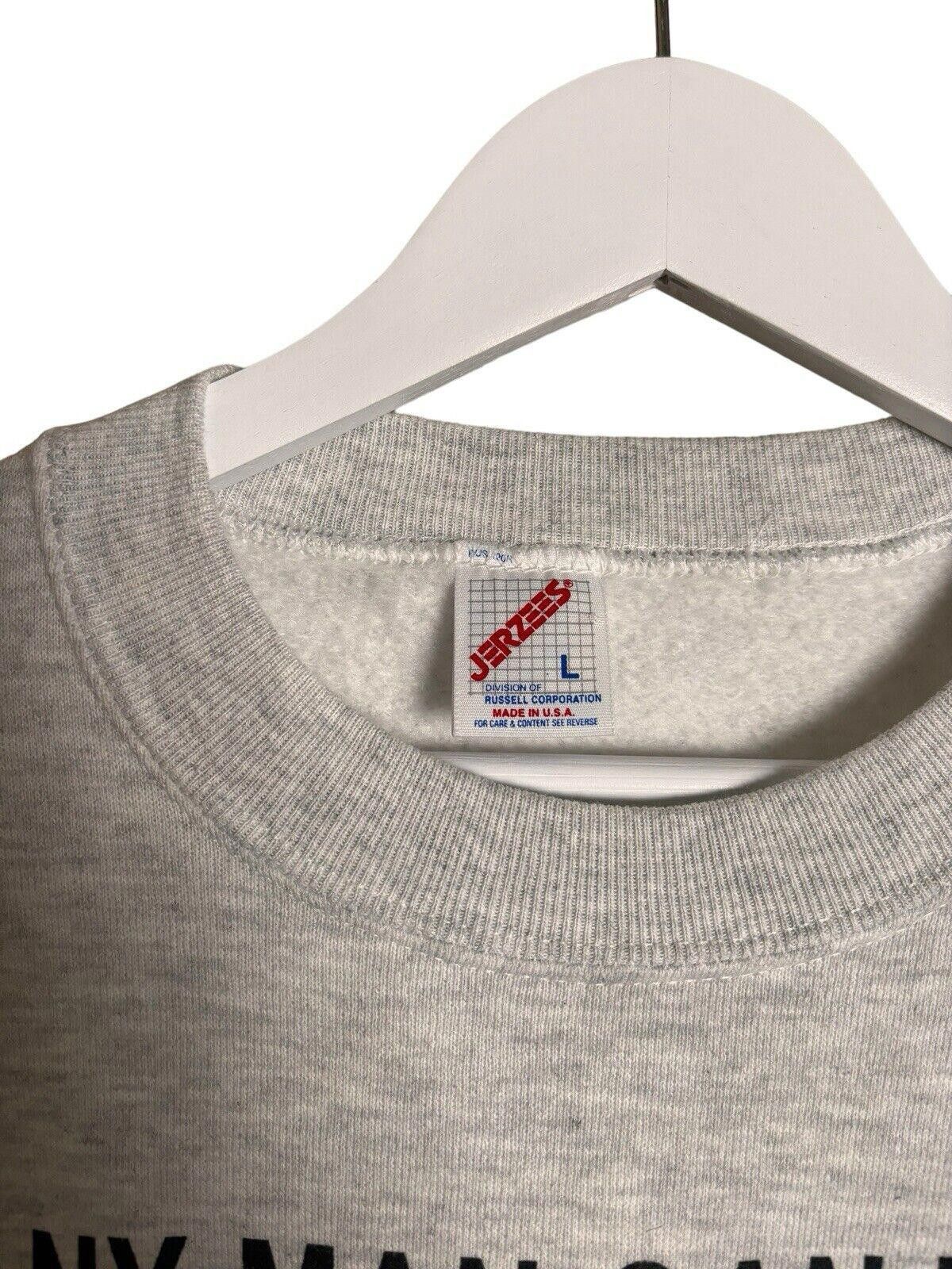 Jerzees × Vintage VTG 90s Funny Parody Daddy Crewneck Sweater Large Jerzees Size US L / EU 52-54 / 3 - 5 Thumbnail