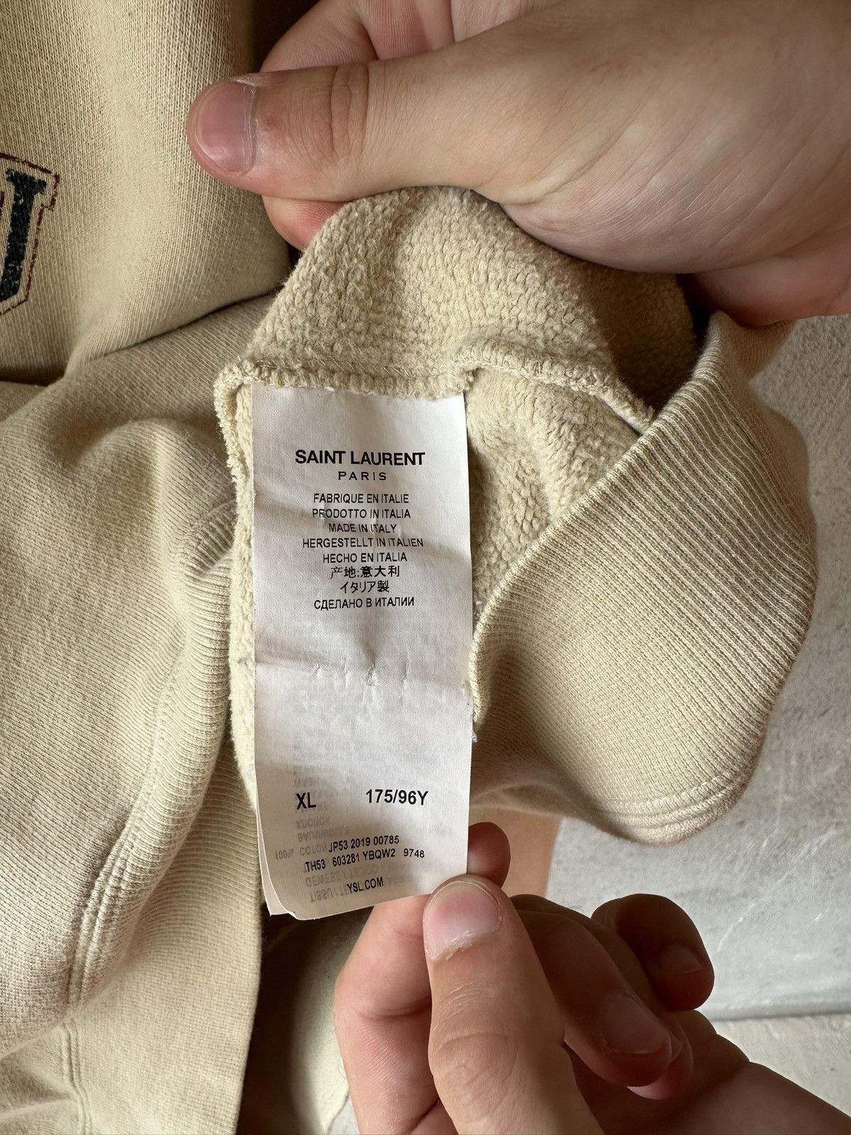 Saint Laurent Paris saint laurent paris mailbu hoodie Size US XL / EU 56 / 4 - 6 Thumbnail