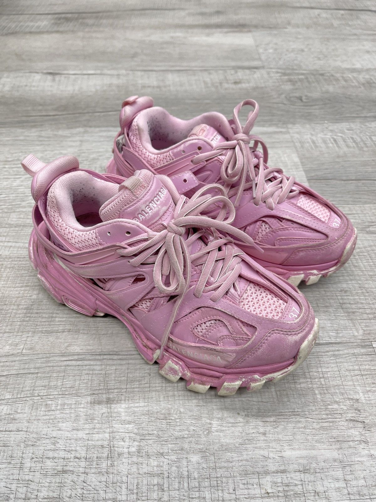 Balenciaga Balenciaga Track Sneakers Pink Size 37 | Grailed