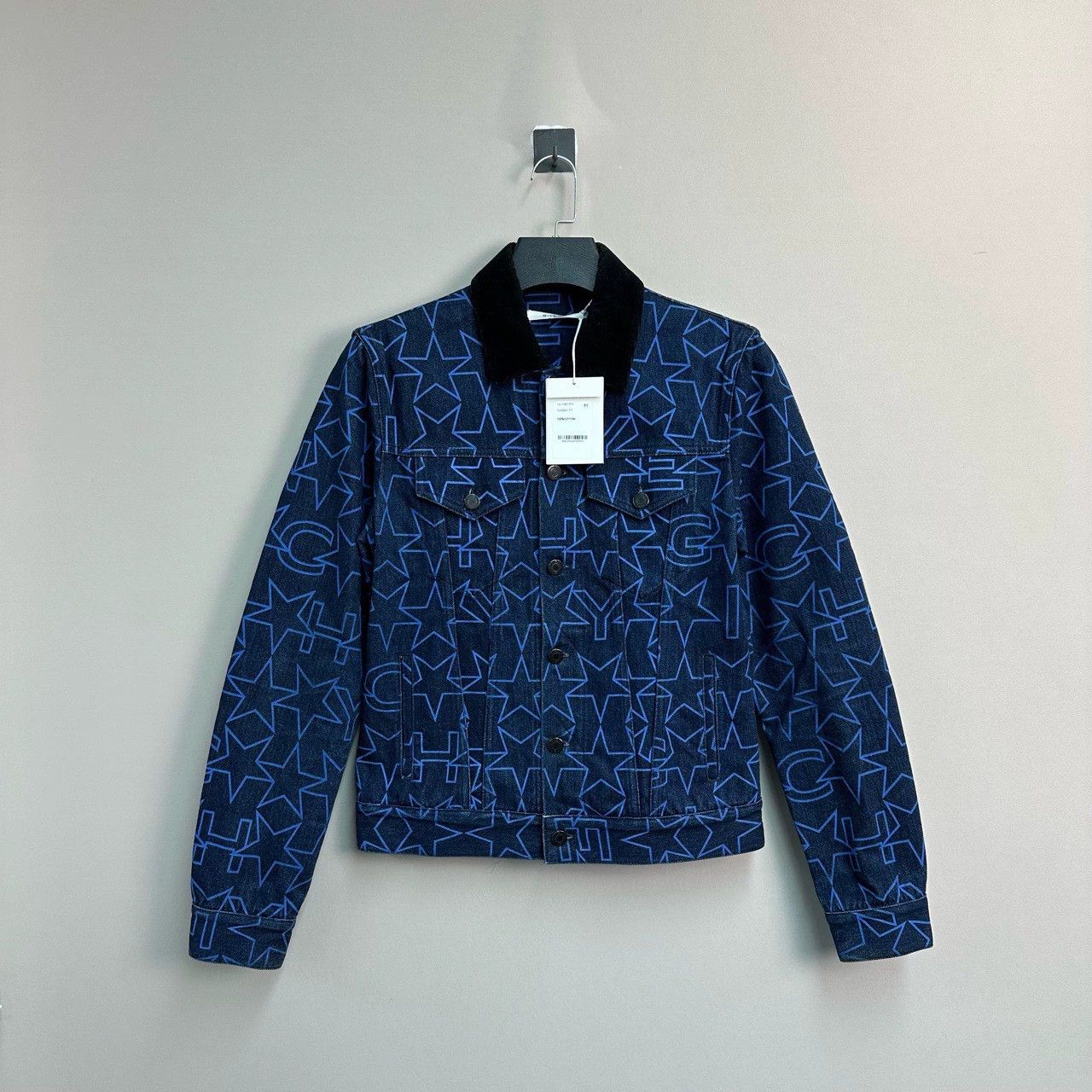 Givenchy givenchy star print denim jacket in blue Size US M / EU 48-50 / 2 - 1 Thumbnail