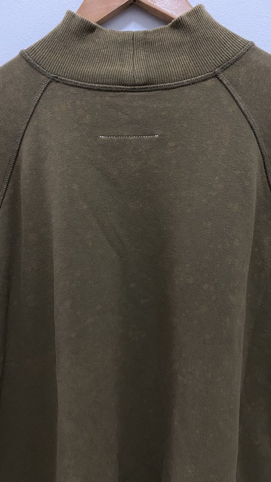 Maison Margiela Vintage Maison Martin Margiela 6 High Neck Crop Sweatshirts Size US S / EU 44-46 / 1 - 11 Thumbnail